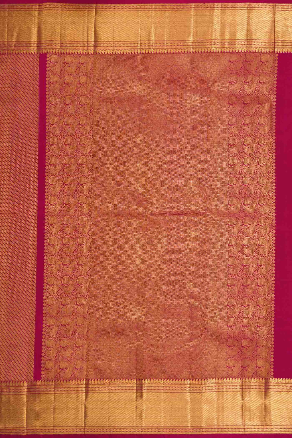 Maroon Dual Tone Kanchipuram Silk Saree