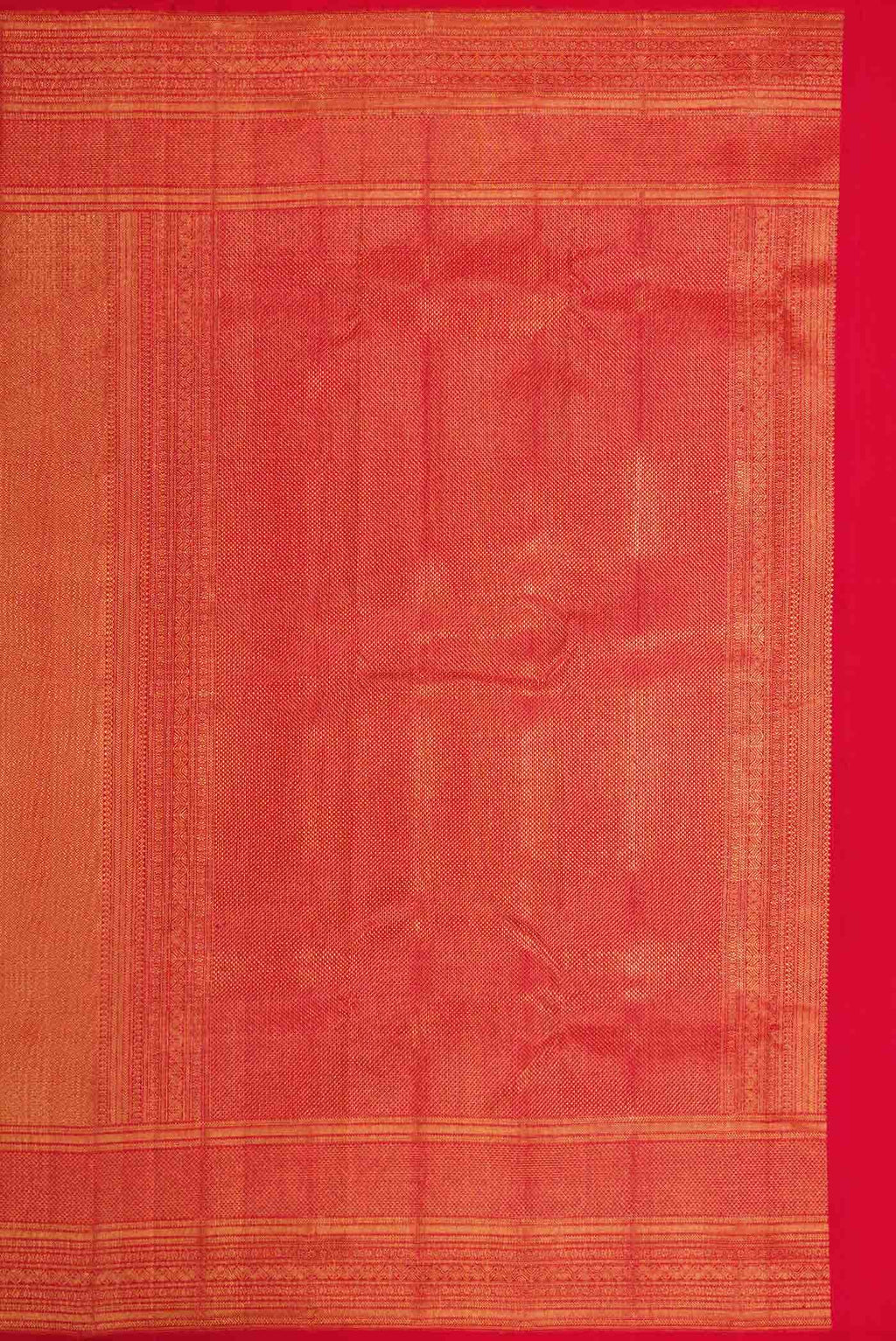 Red Dual Tone Kanchipuram Silk Saree