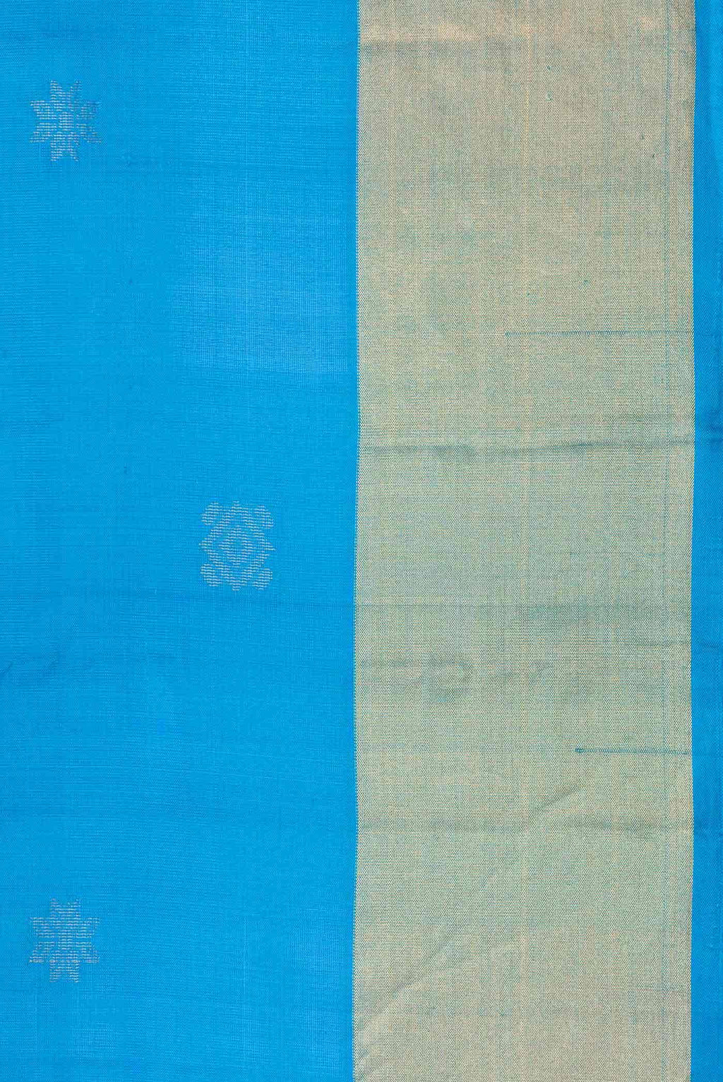 Sky Blue Dual Tone Soft Silk Saree
