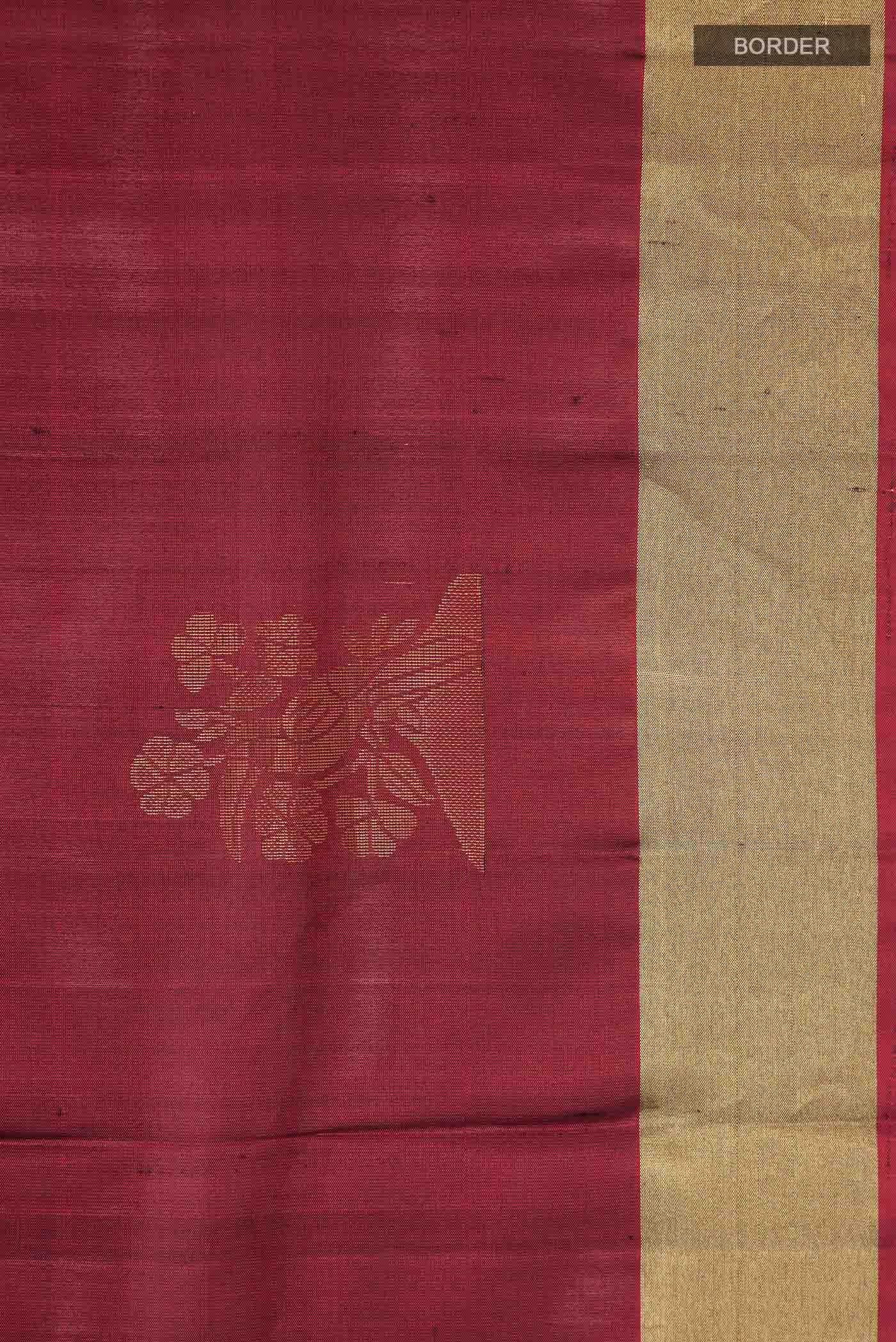 Maroon Soft Silk Saree