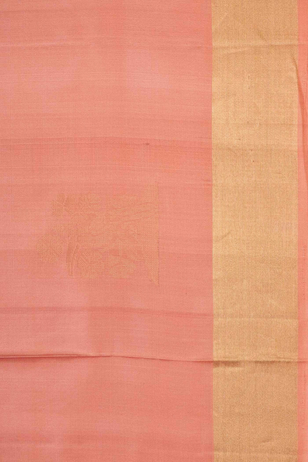 Rose Gold Dual Tone Soft Silk Saree