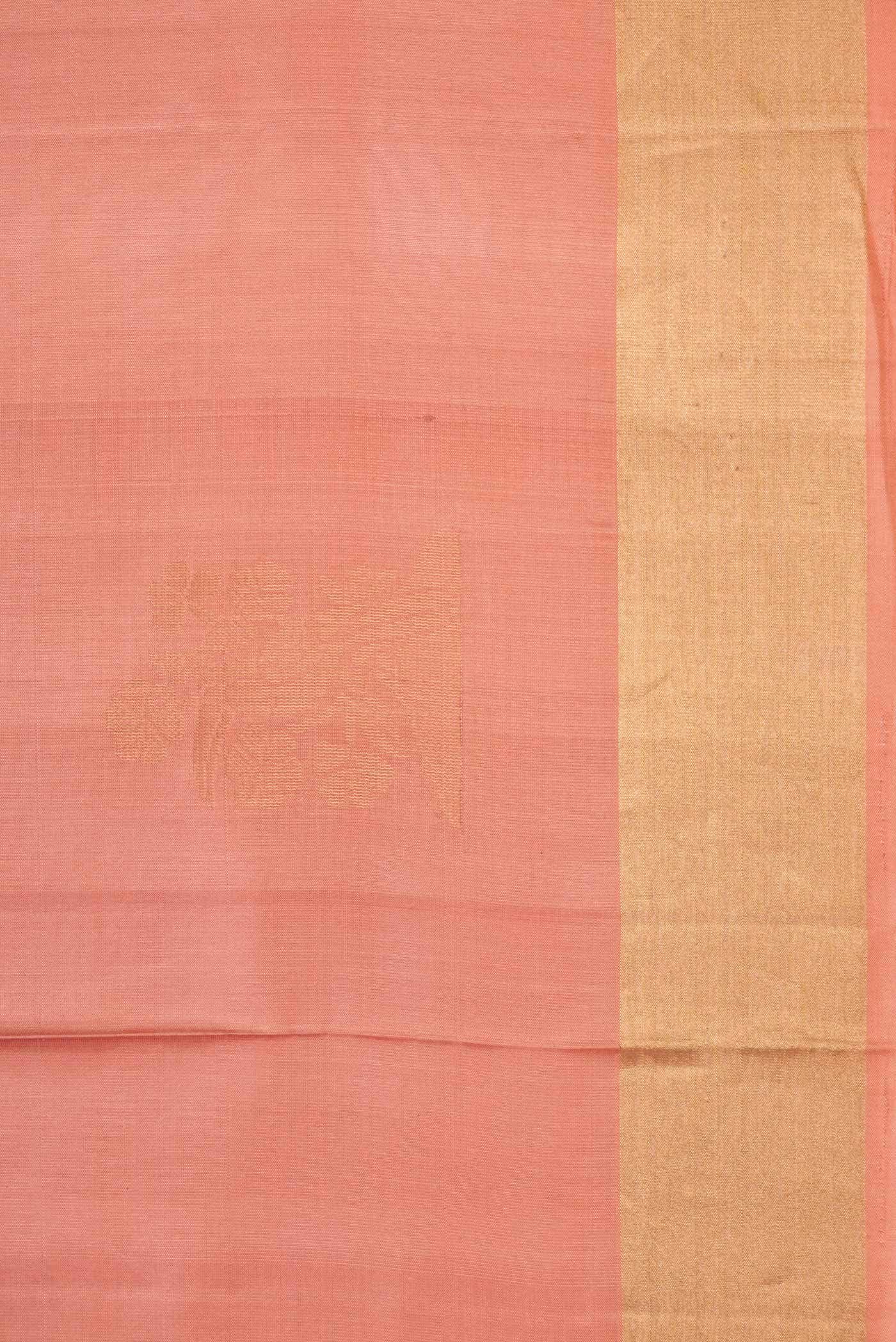 Rose Gold Dual Tone Soft Silk Saree