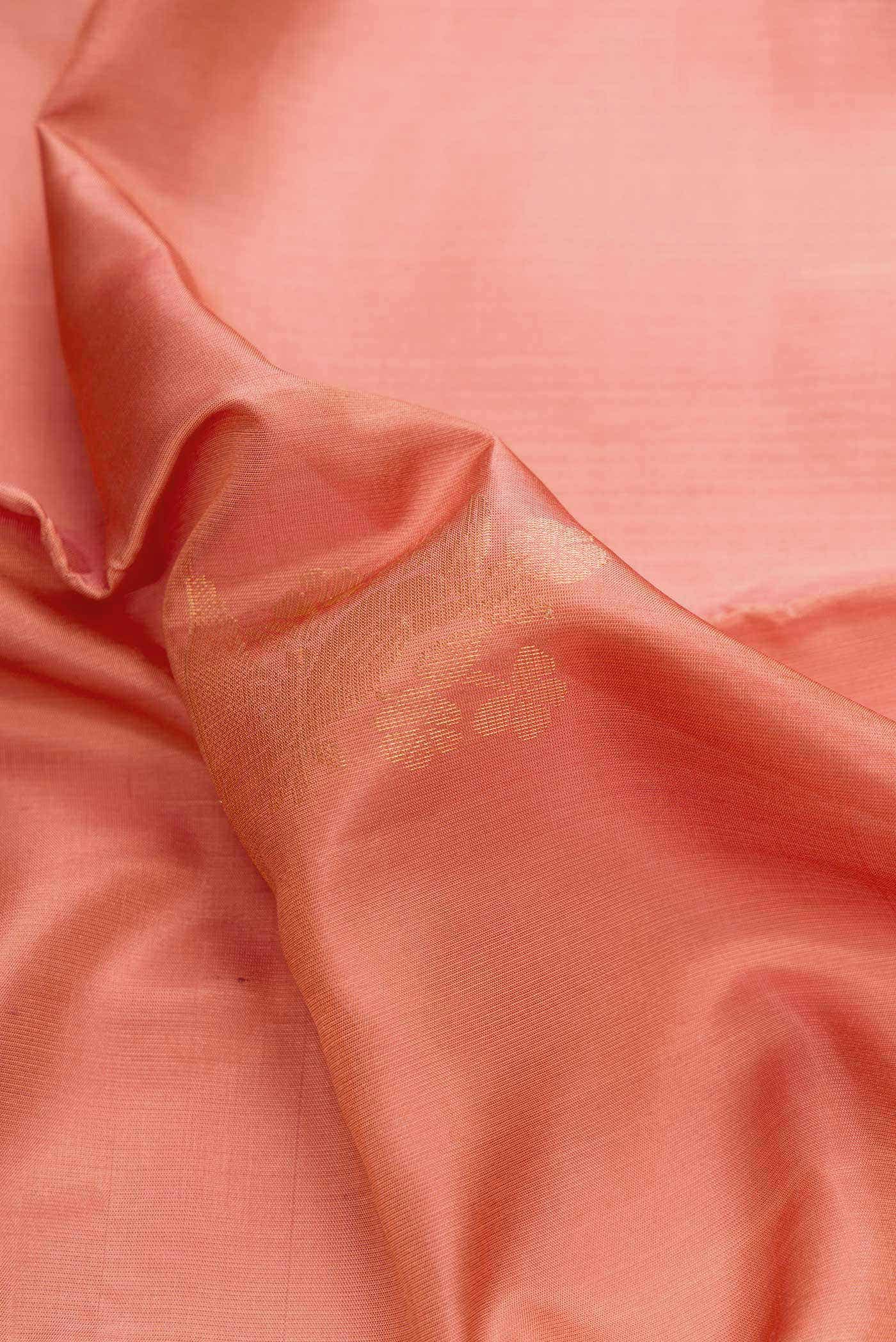 Rose Gold Dual Tone Soft Silk Saree