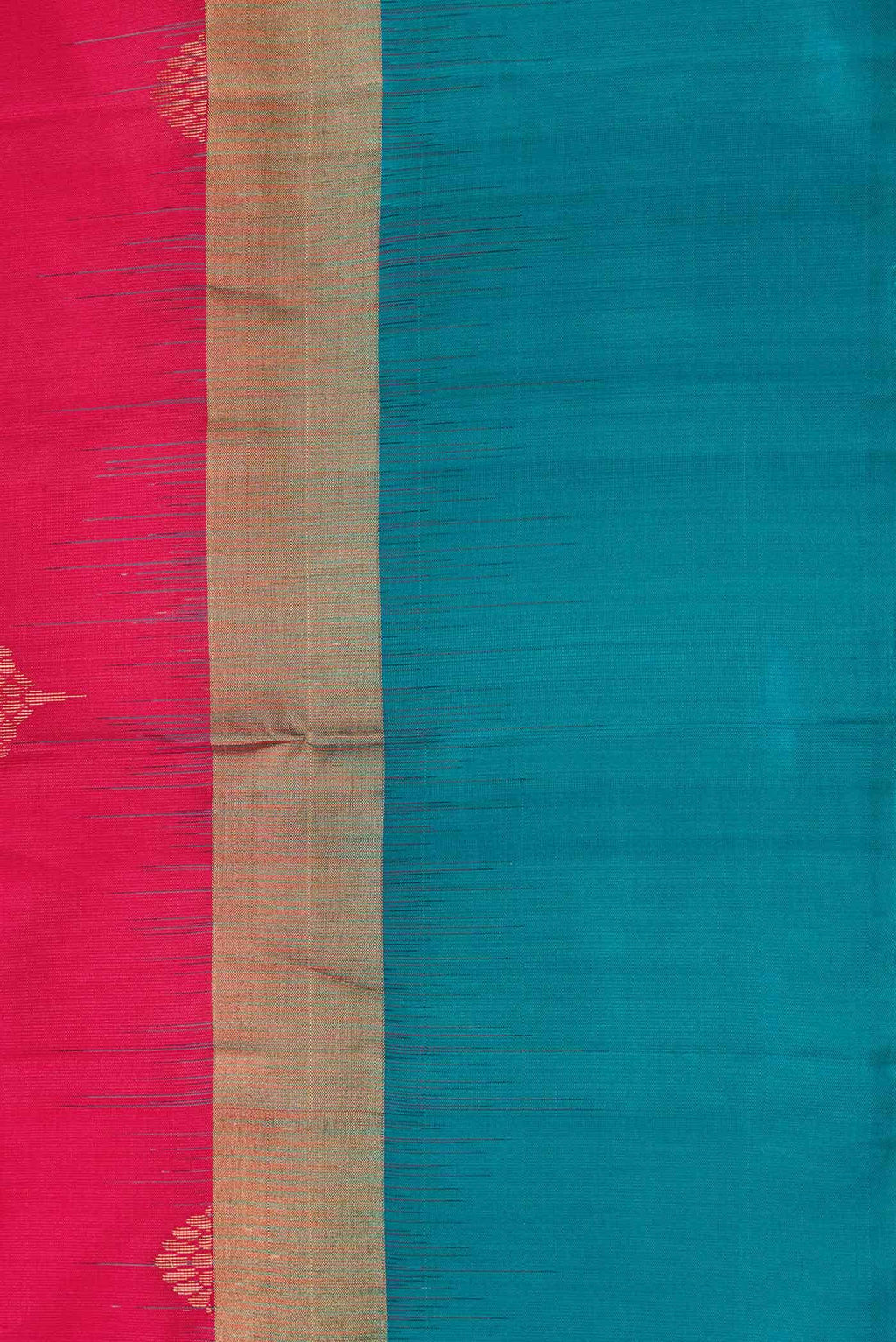 Dark Pink Dual Tone Soft Silk Saree