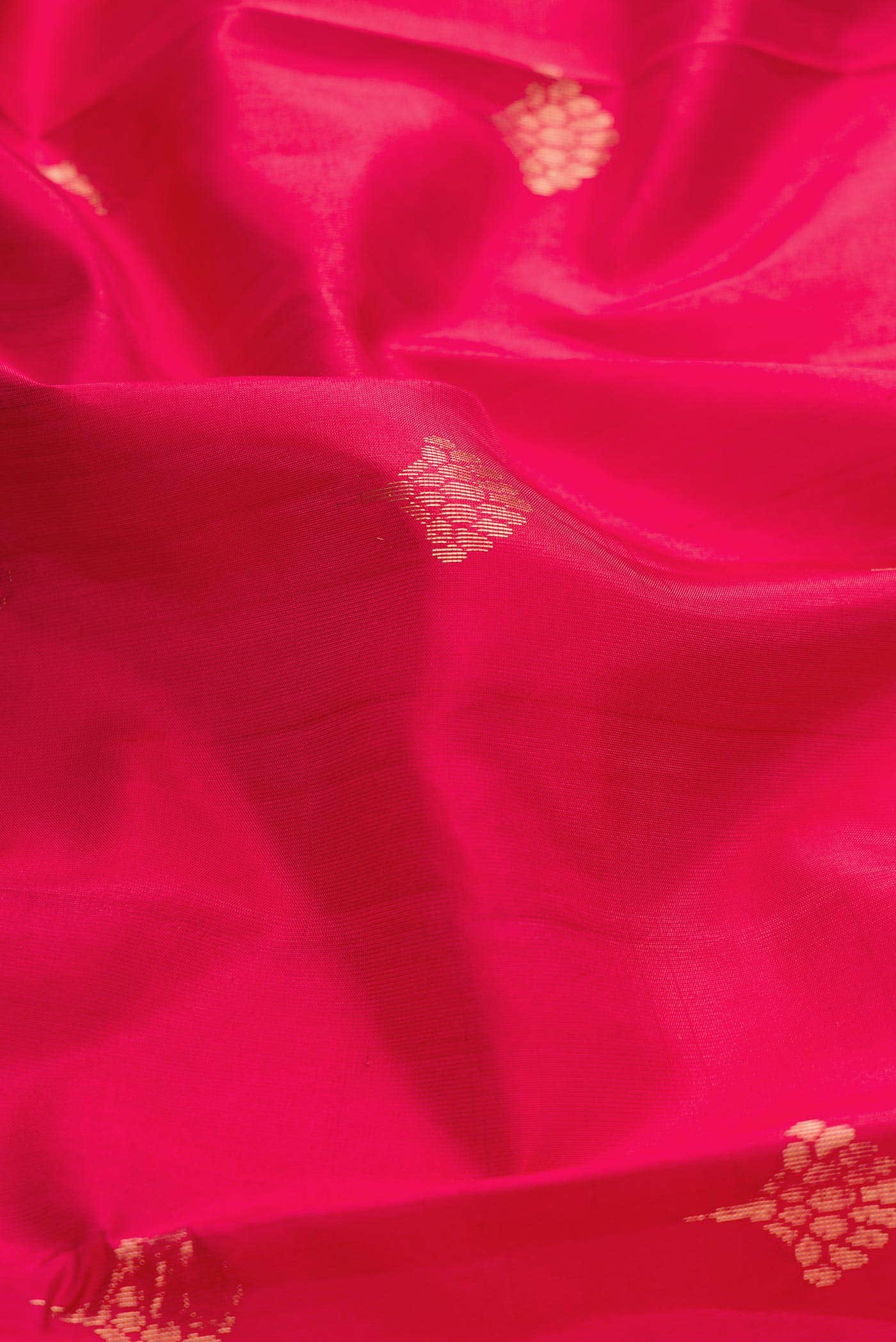 Dark Pink Dual Tone Soft Silk Saree