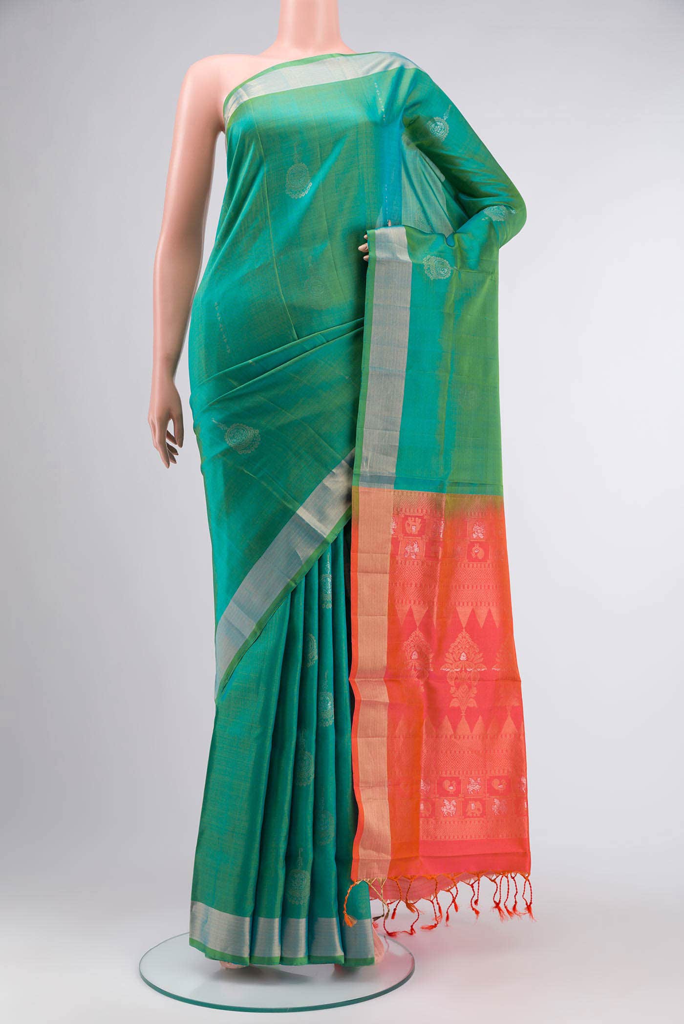 Green Soft Silk Saree