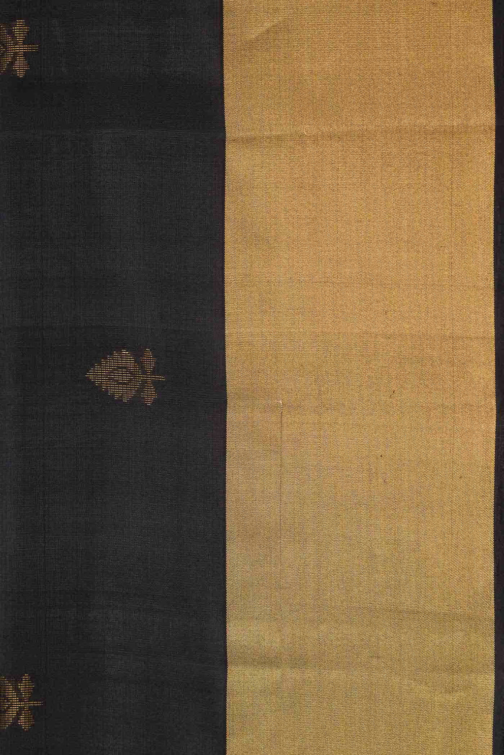 Black Dual Tone Soft Silk Saree