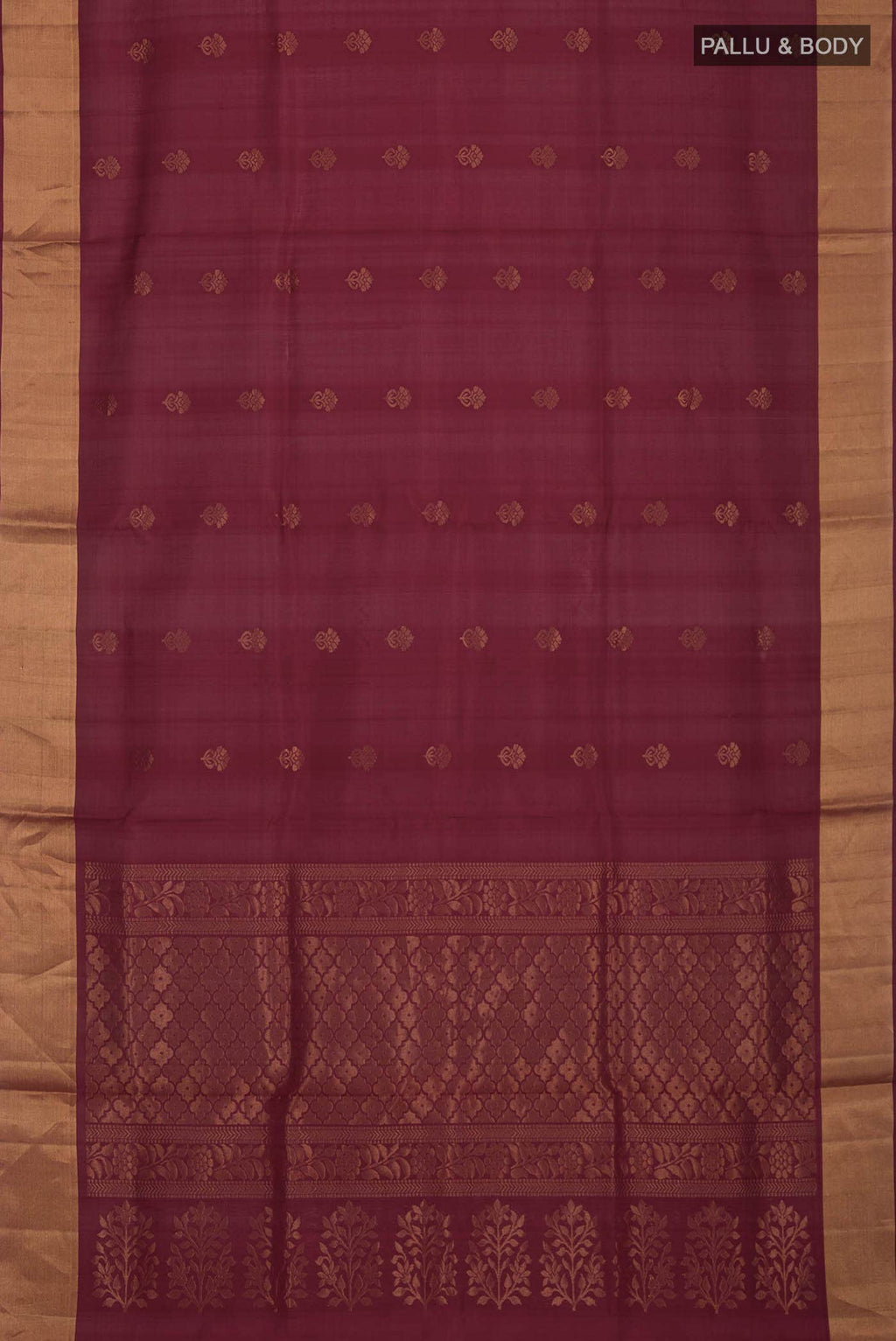 Brown Soft Silk Saree