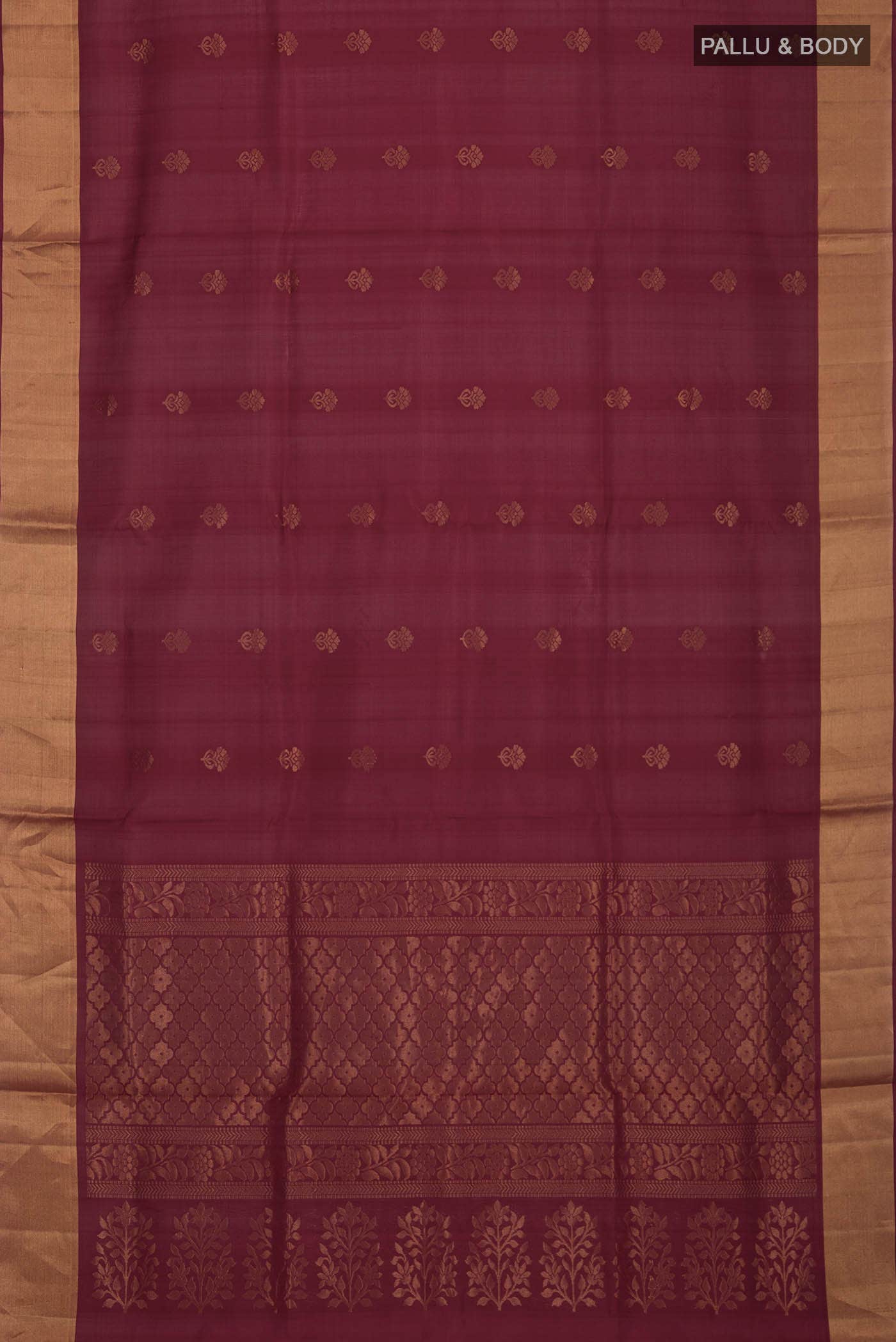 Brown Soft Silk Saree