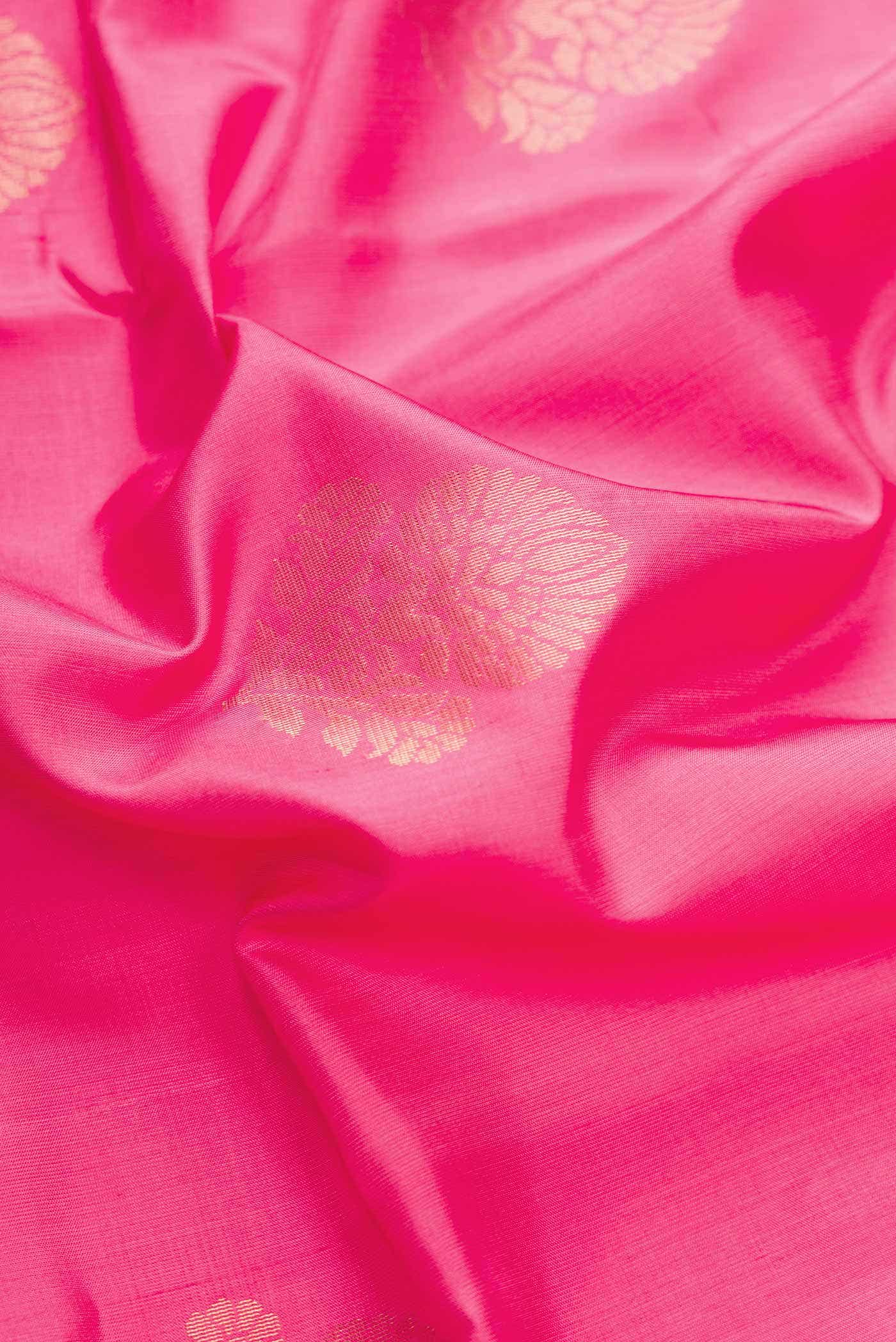 Pink Dual Tone Soft Silk Saree