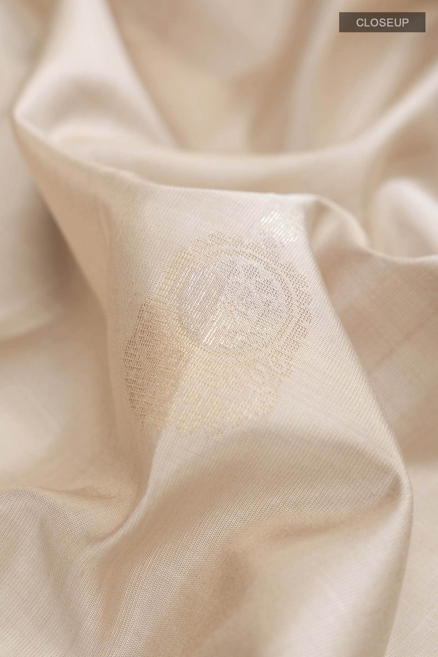 Beige Soft Silk Saree