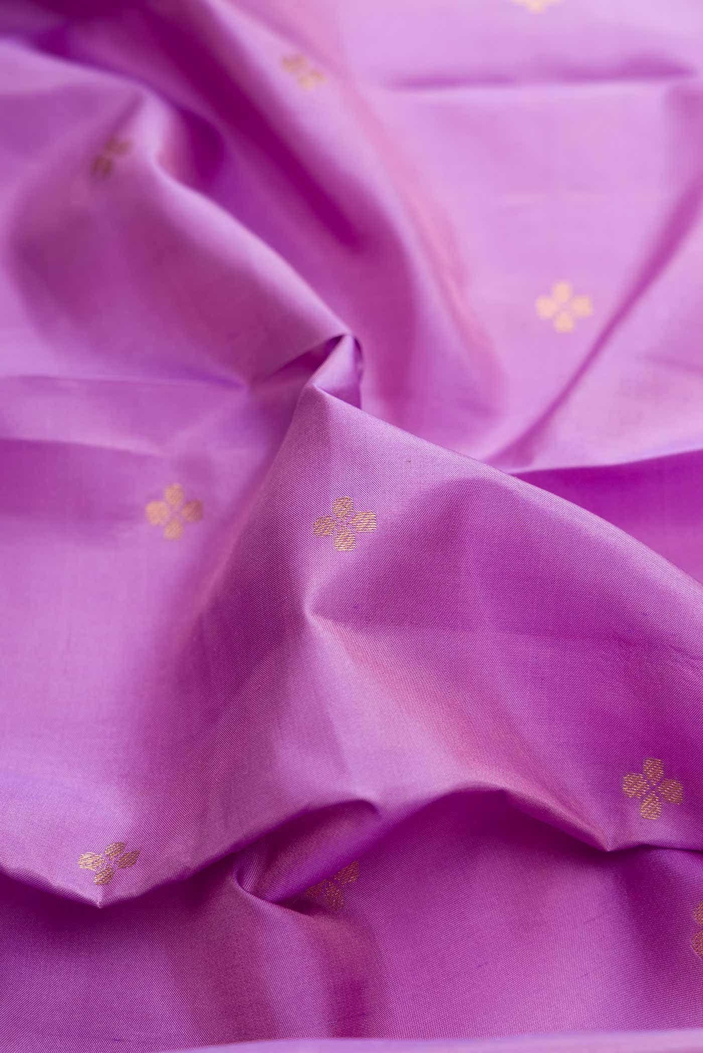 Lavender Dual Tone Kanchipuram Silk Saree