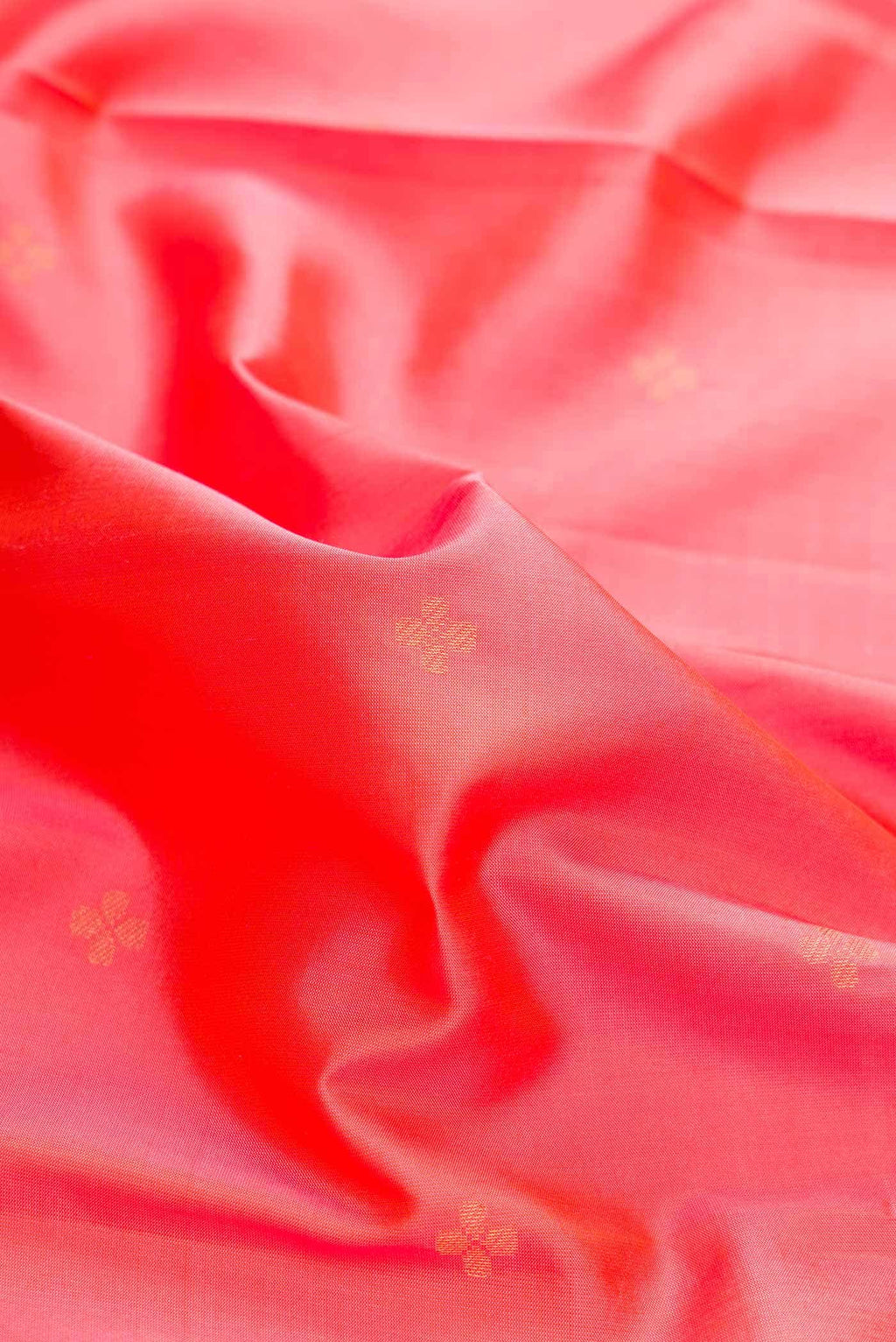 Peach Dual Tone Kanchipuram Silk Saree