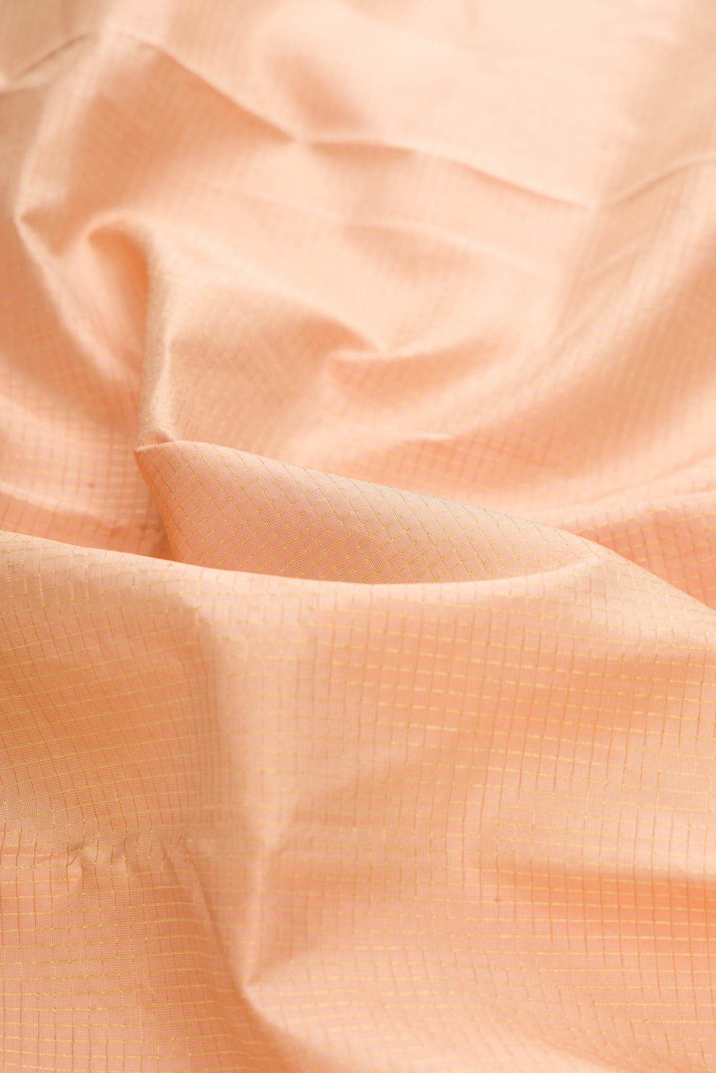 Rose Gold Dual Tone Kanchipuram Silk Saree