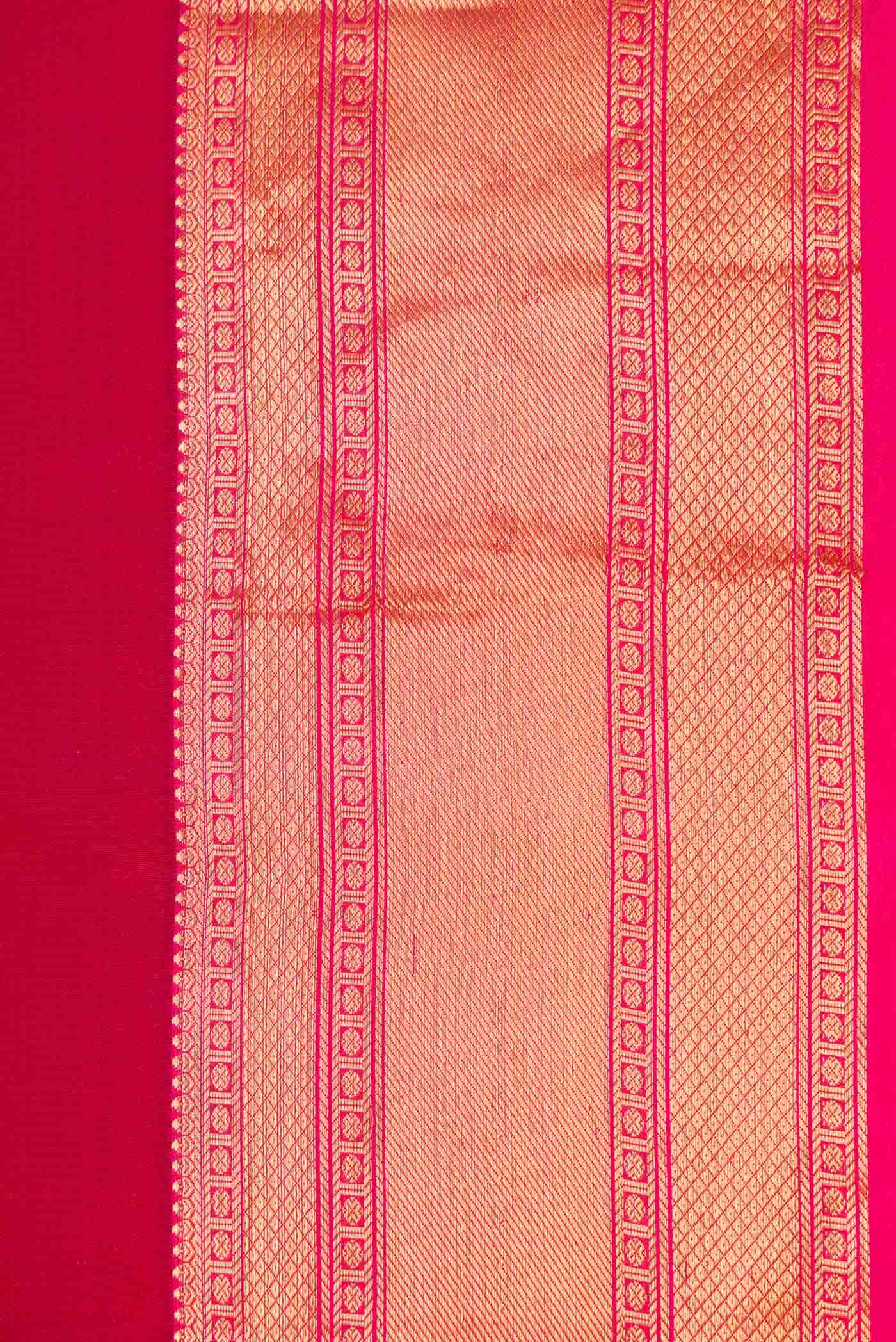 Maroon Dual Tone Kanchipuram Silk Saree