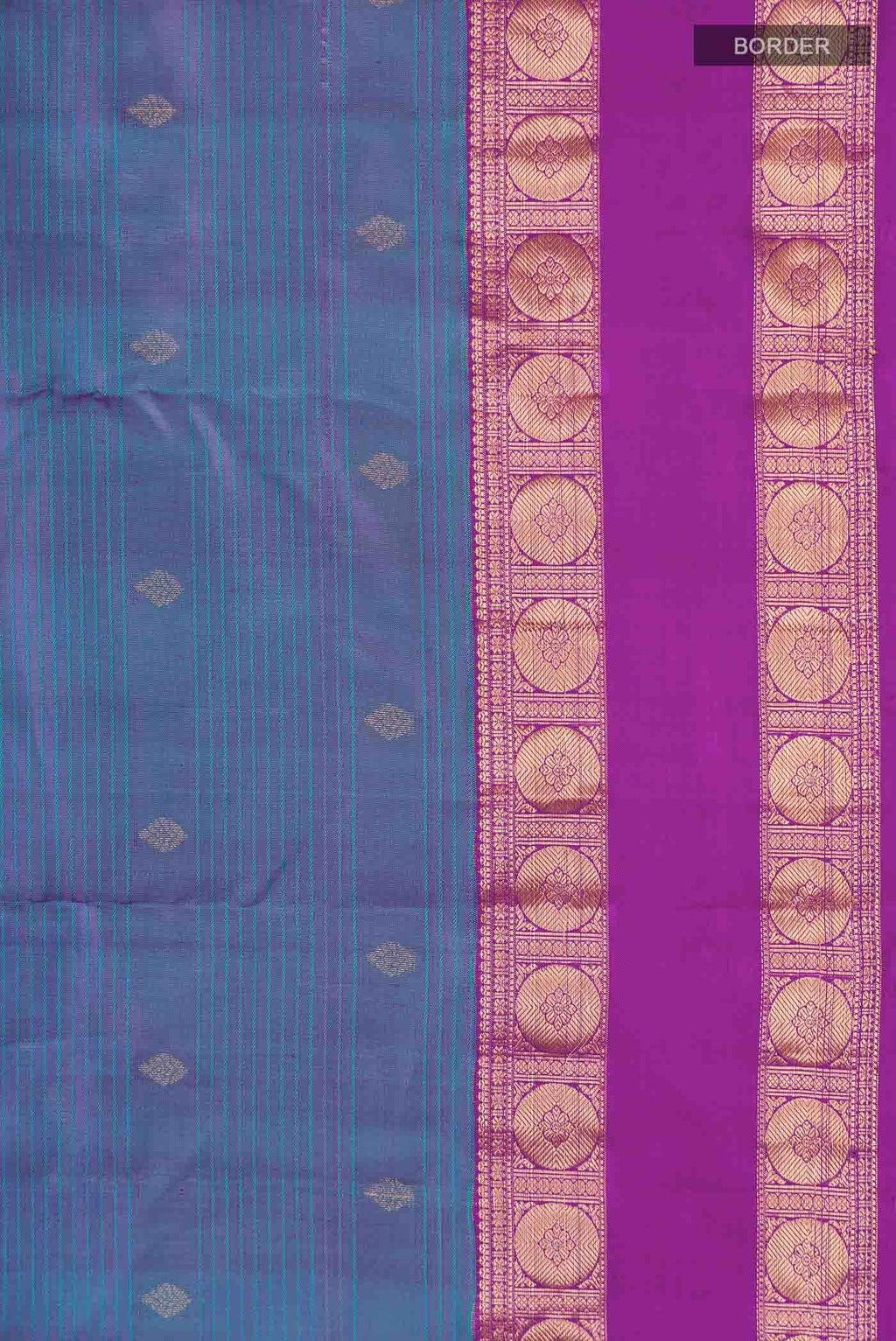 Blue Kanchipuram Silk Saree