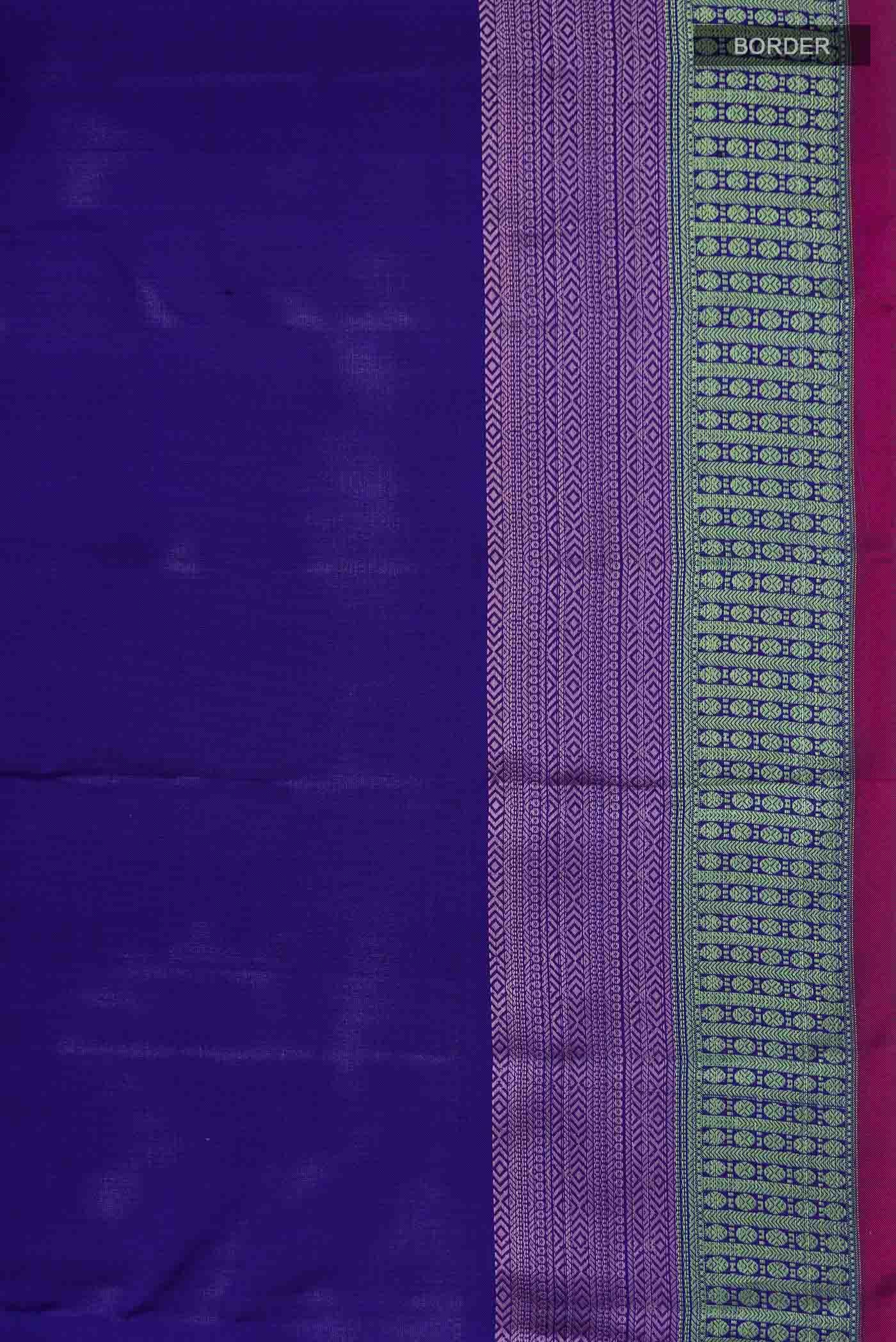 Blue Kanchipuram Silk Saree