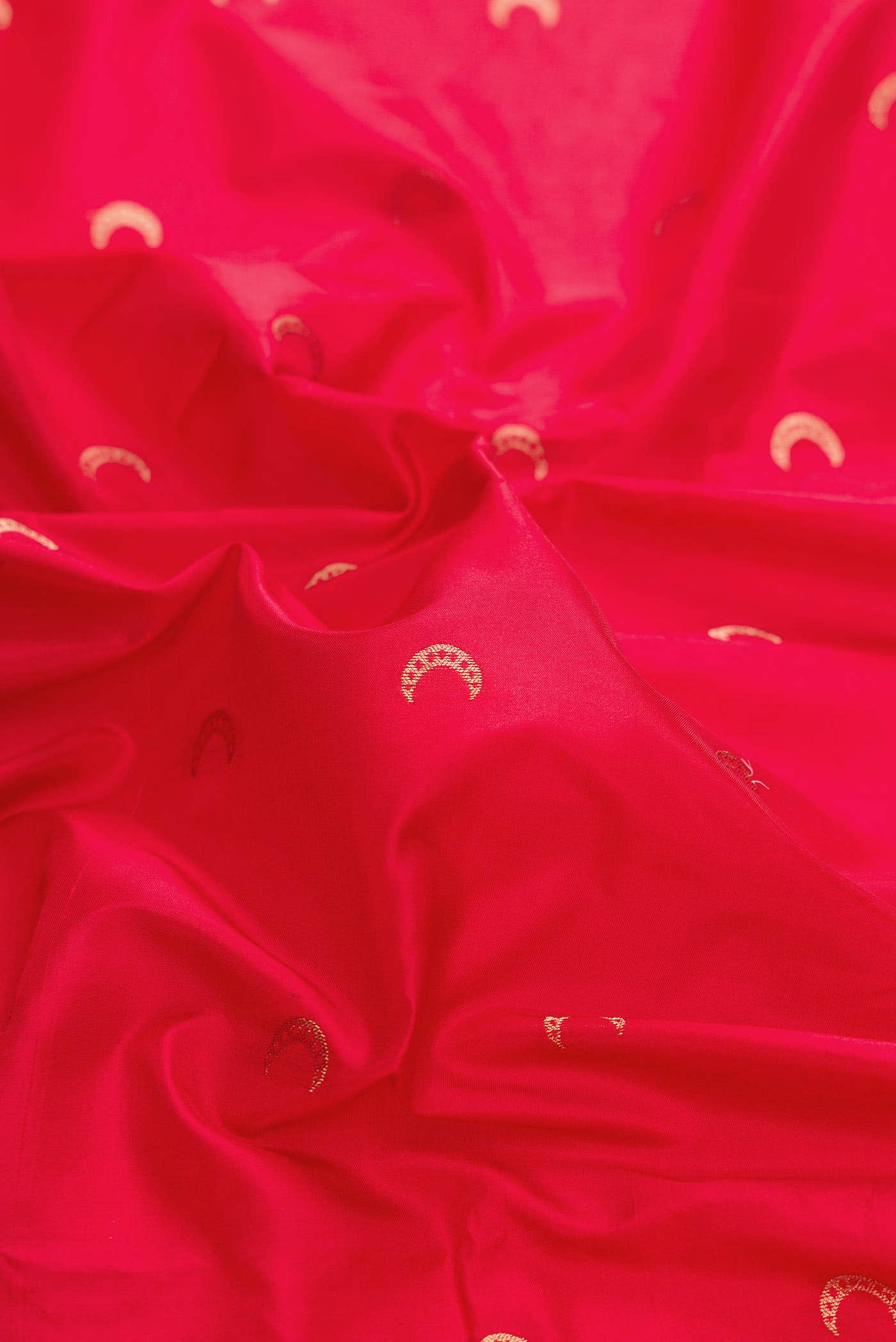 Red Dual Tone Blended Paithani Silk Saree