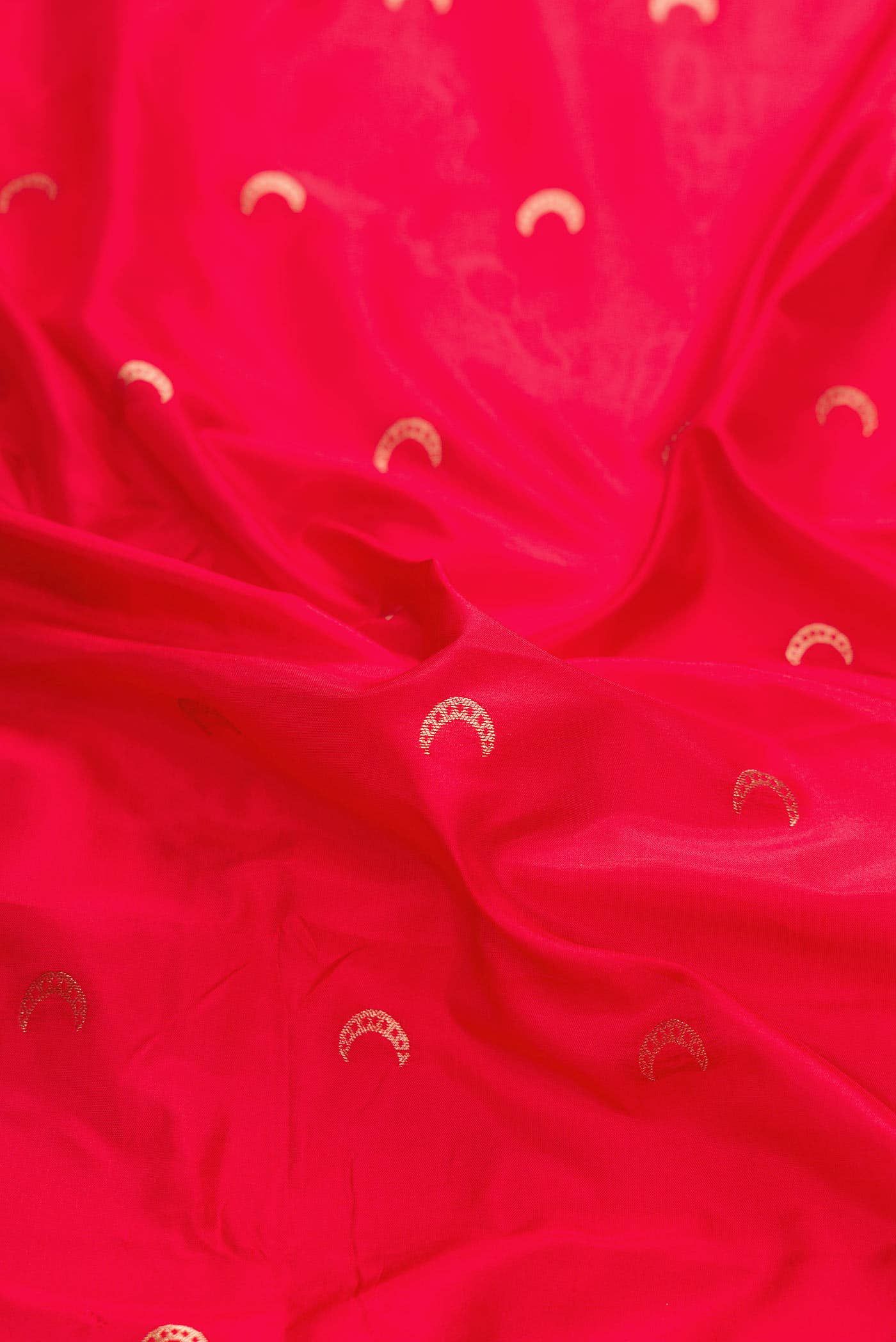 Red Dual Tone Blended Paithani Silk Saree