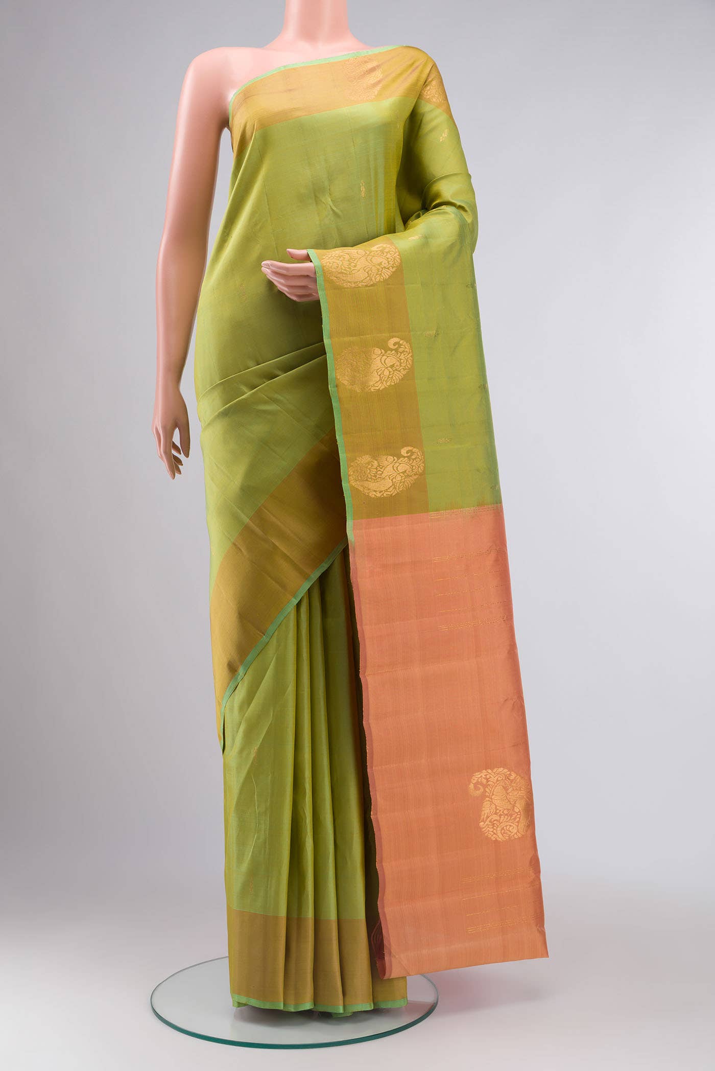 Green Kanchipuram Silk Saree