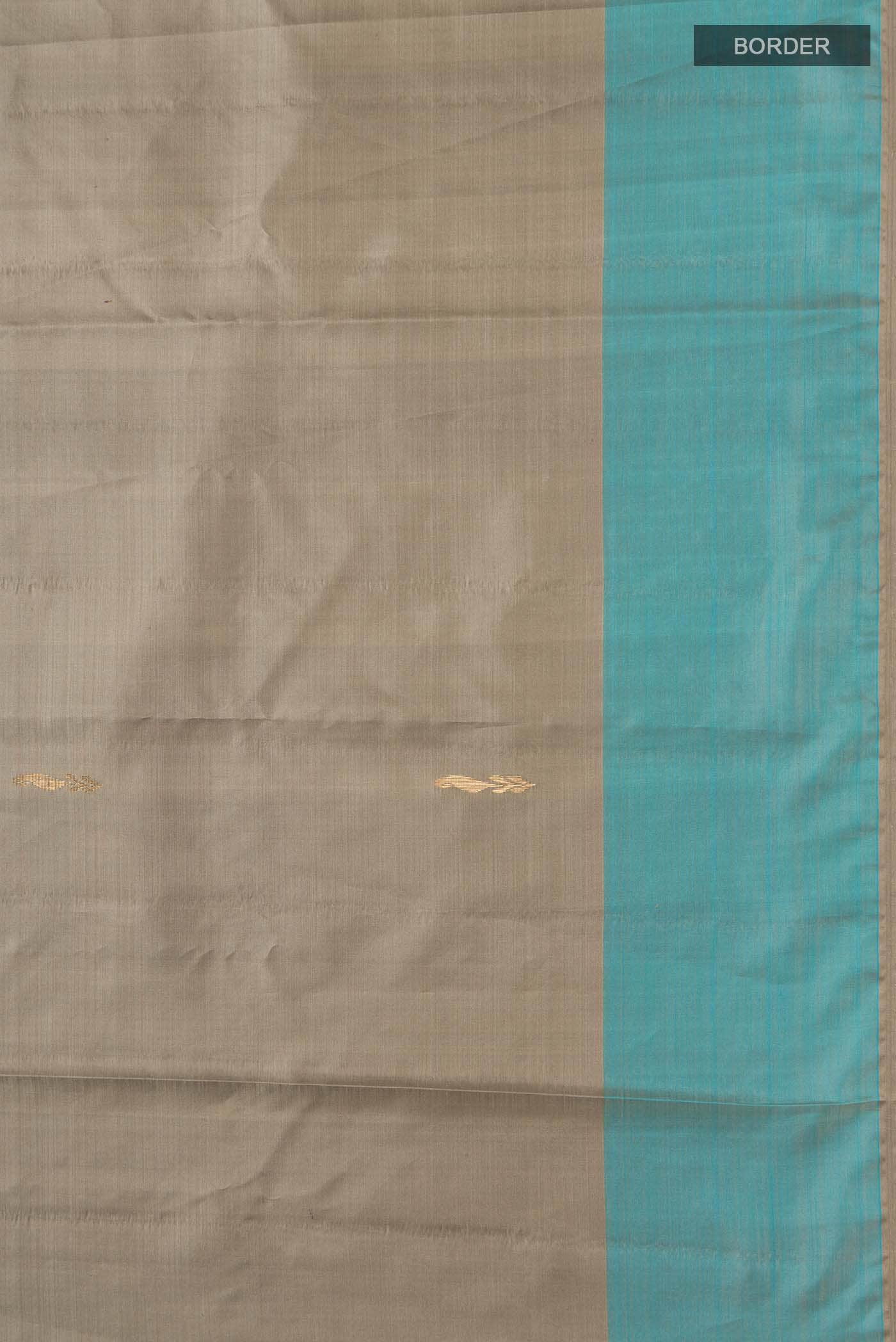 Davys Grey Kanchipuram Silk Saree