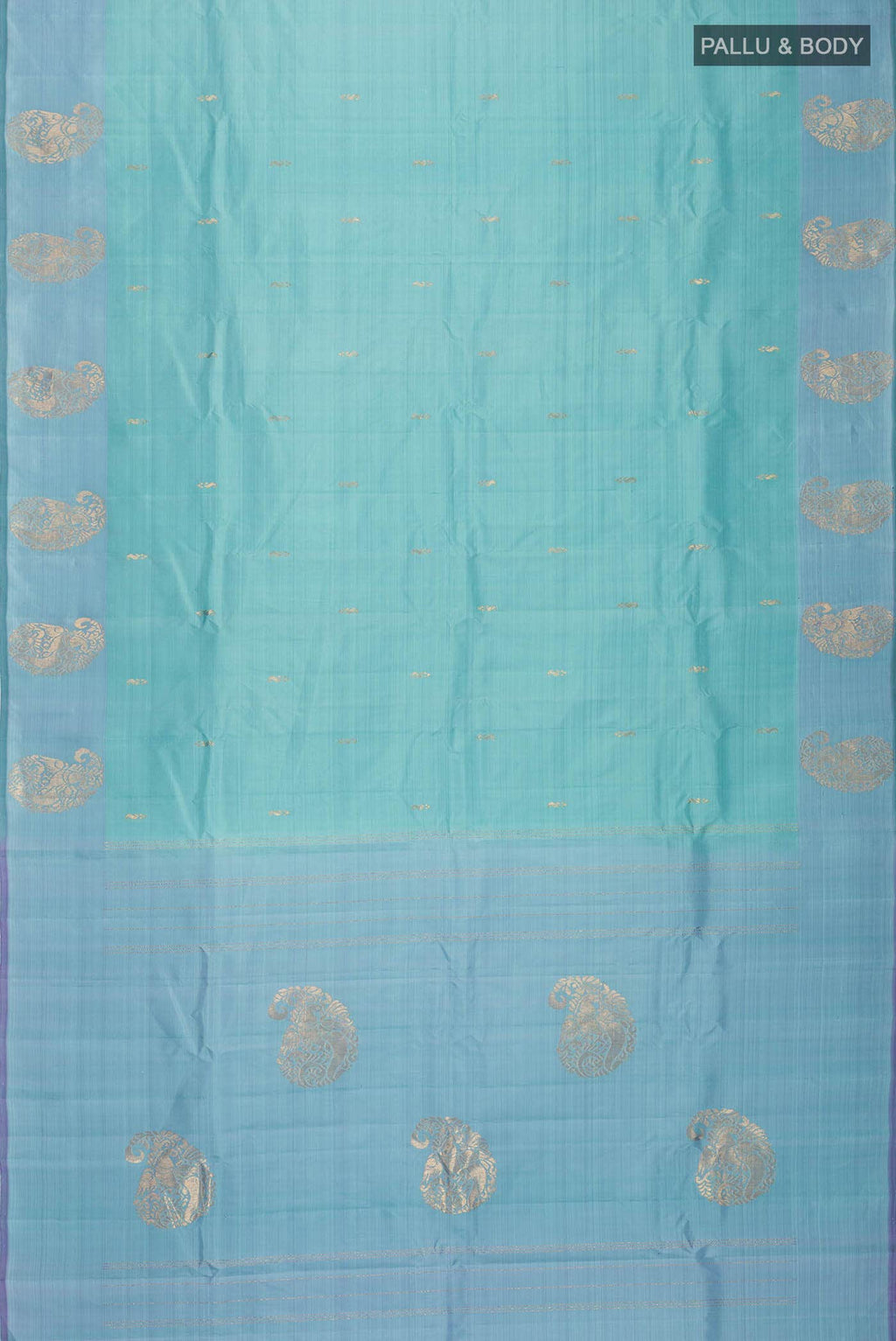 Blue Kanchipuram Silk Saree