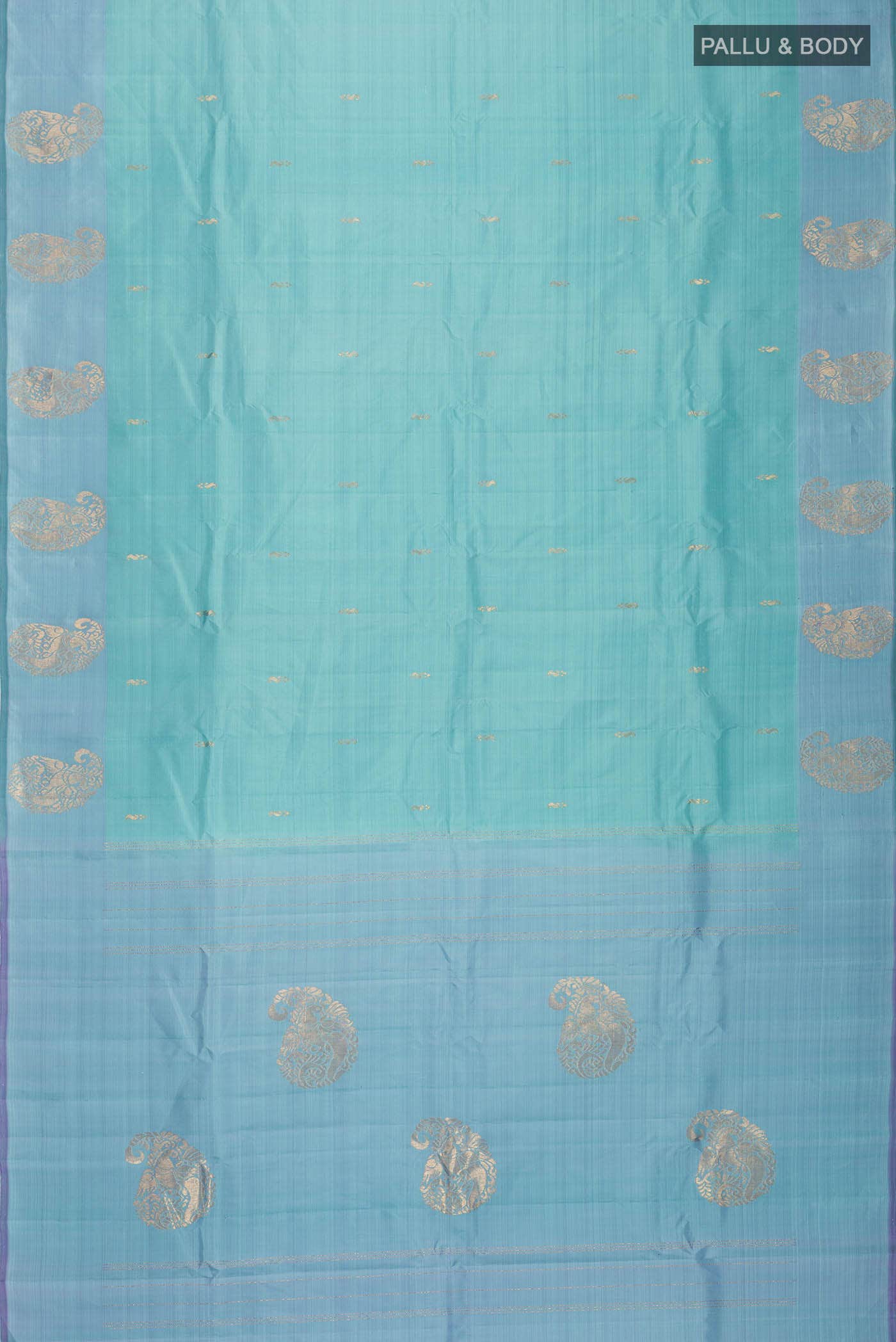 Blue Kanchipuram Silk Saree