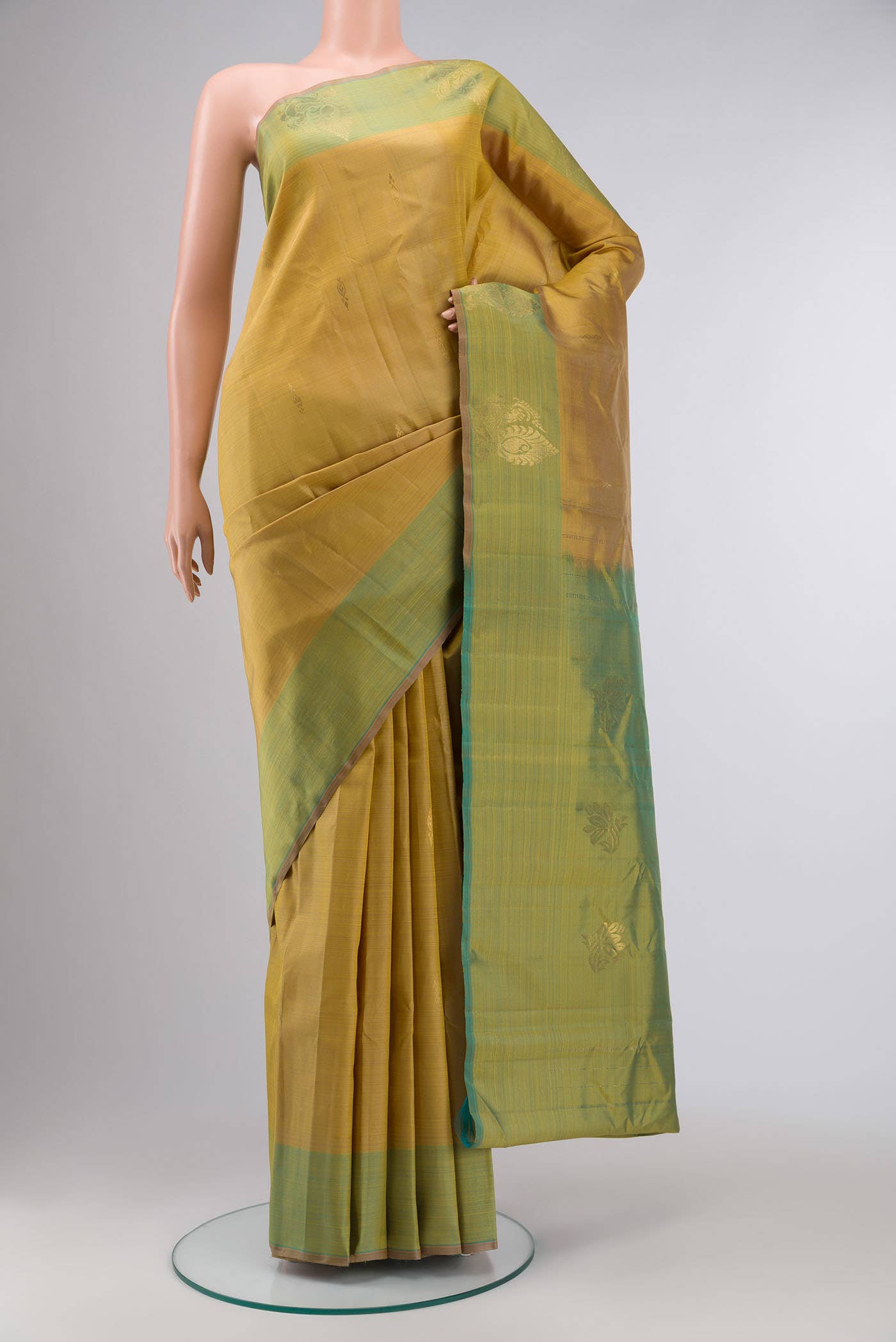 Green Kanchipuram Silk Saree