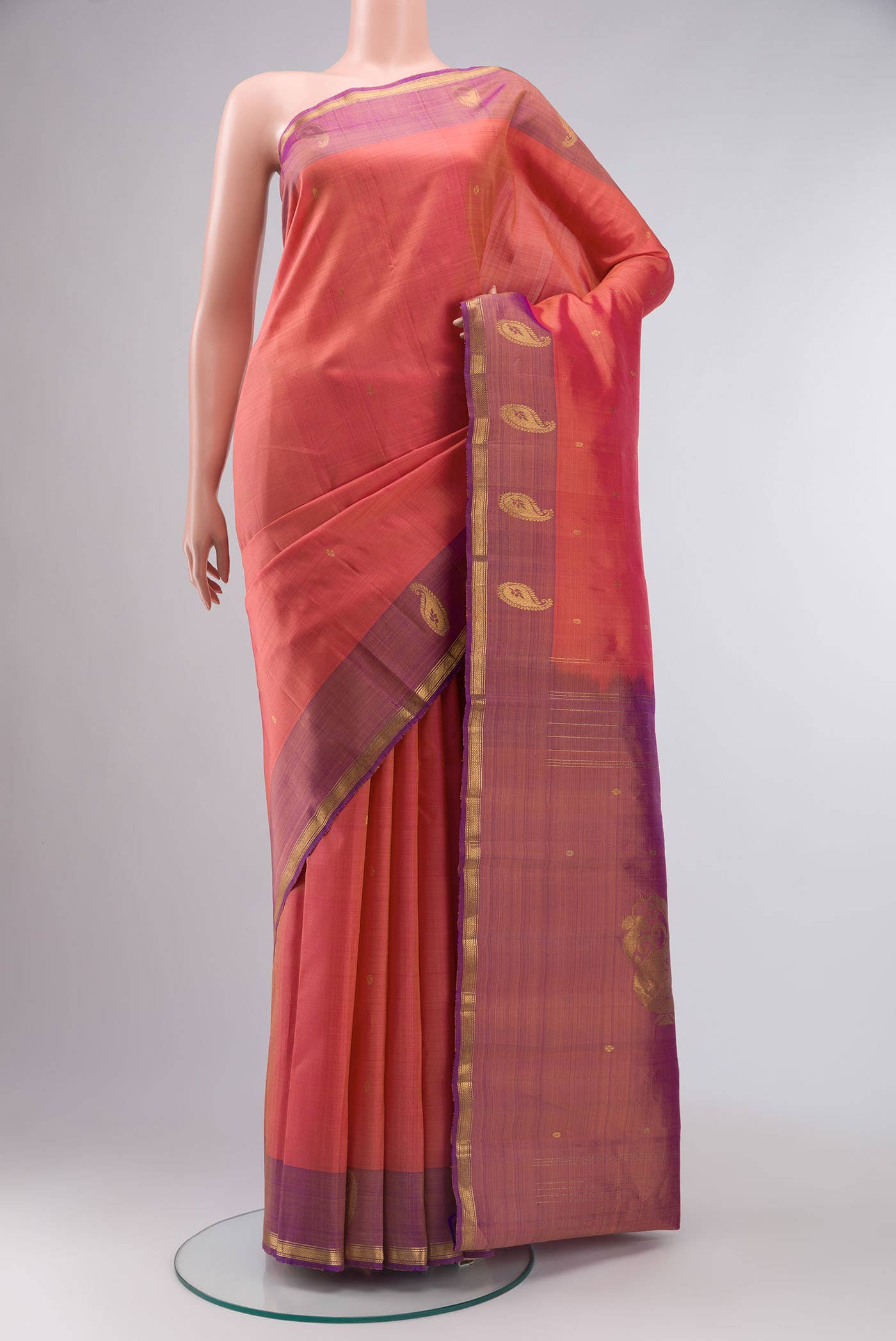 Multi Kanchipuram Silk Saree