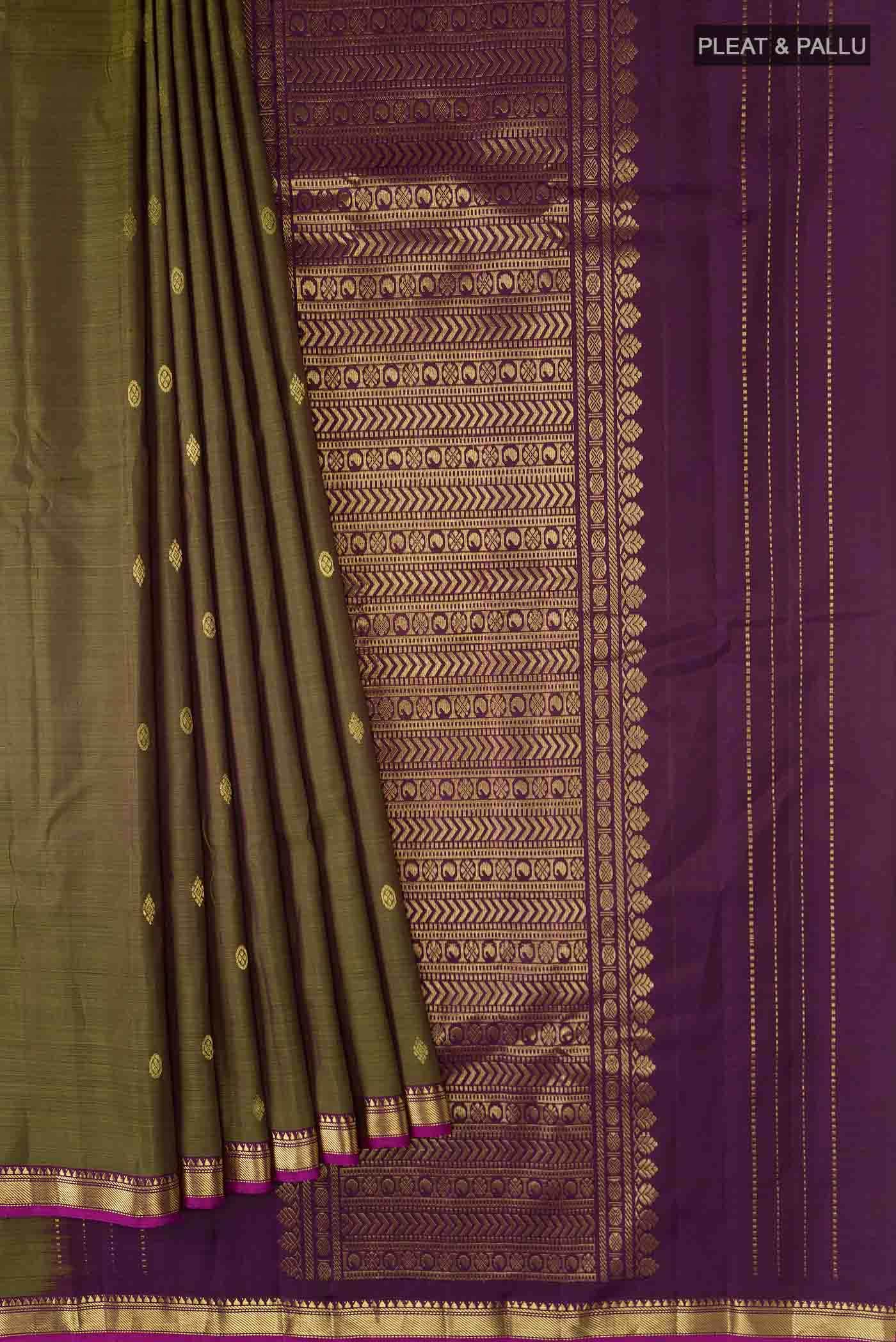 Green Kanchipuram Silk Saree