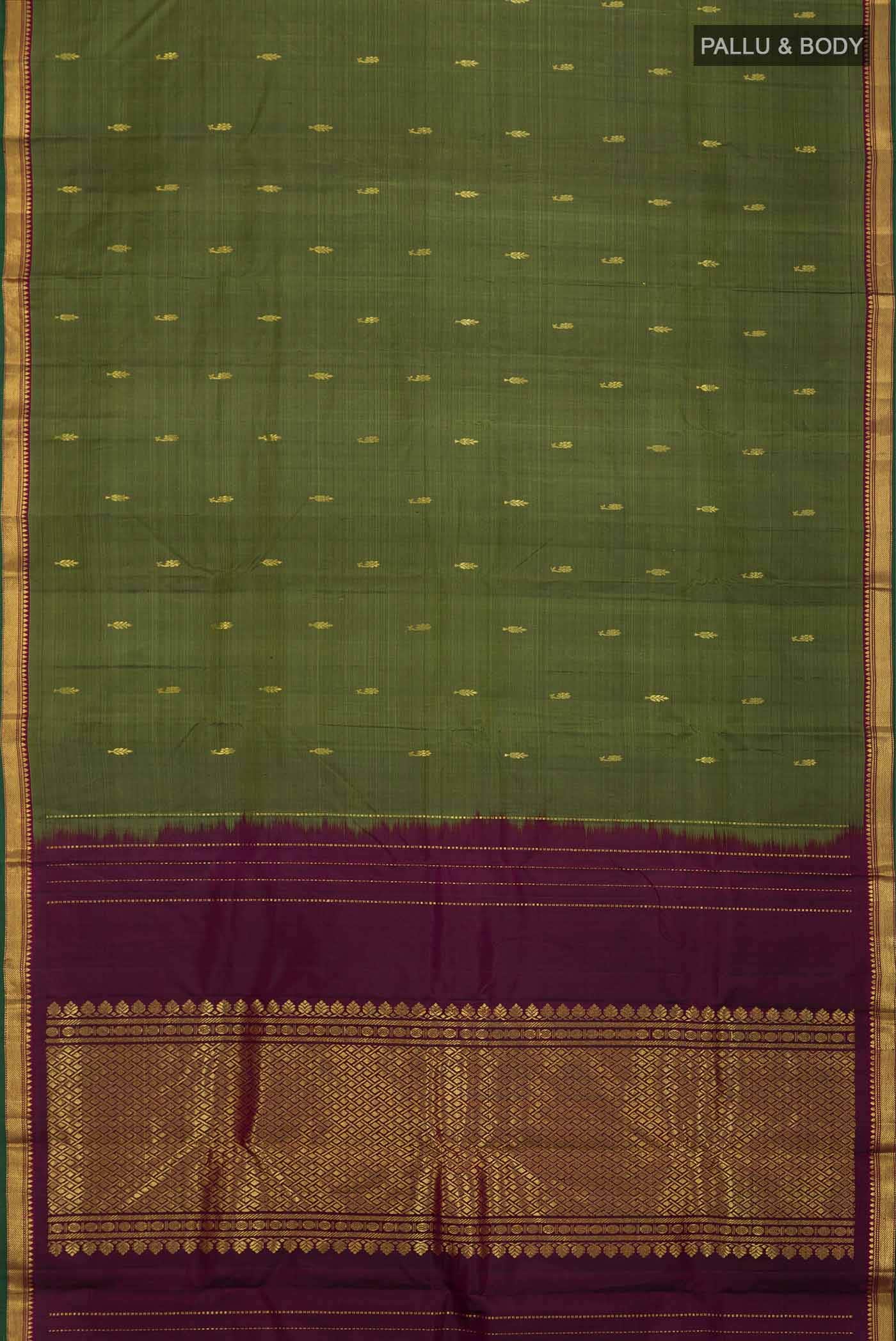 Green Kanchipuram Silk Saree