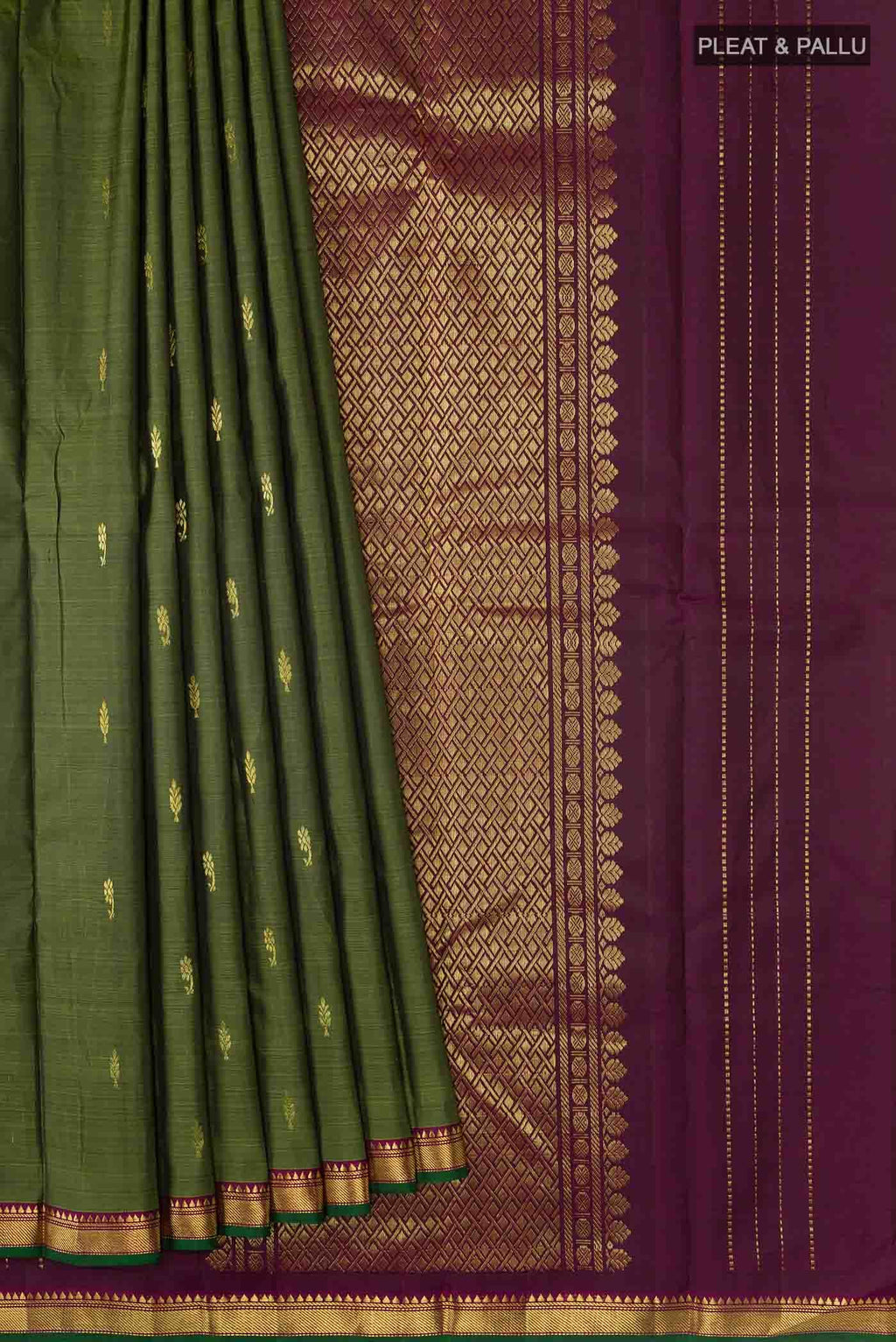 Green Kanchipuram Silk Saree