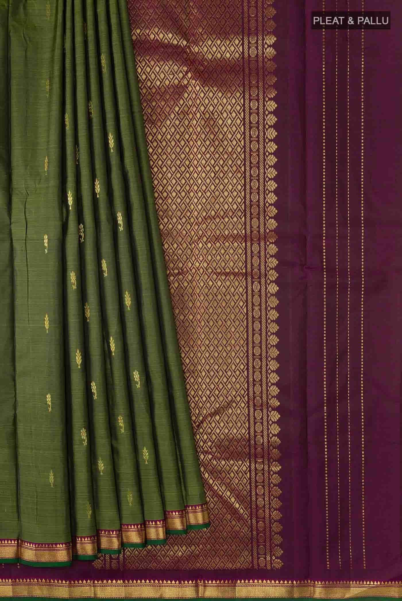 Green Kanchipuram Silk Saree