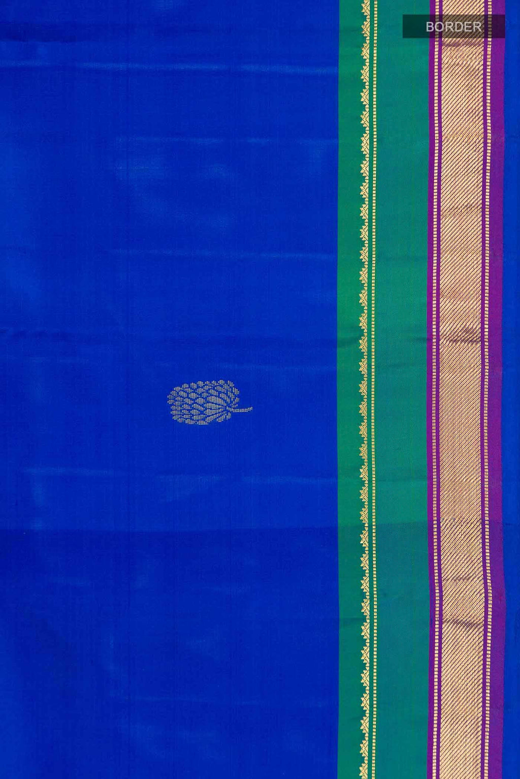 Blue Kanchipuram Silk Saree