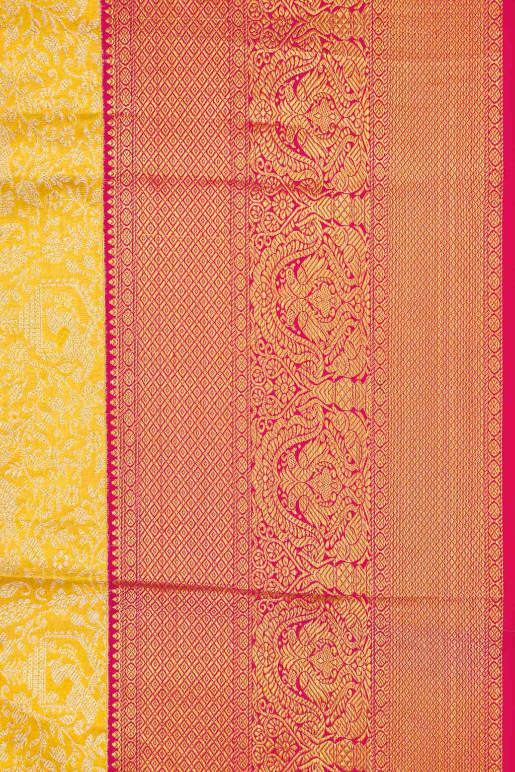Sandal Dual Tone Kanchipuram Tissue Silk Saree