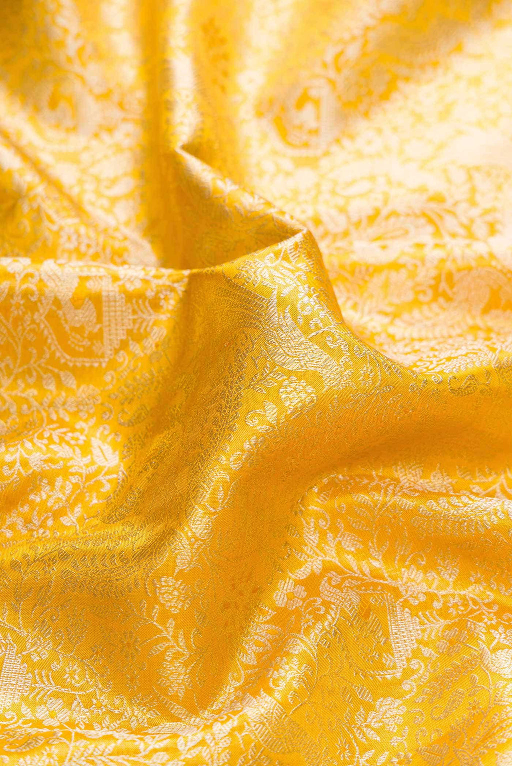 Sandal Dual Tone Kanchipuram Tissue Silk Saree