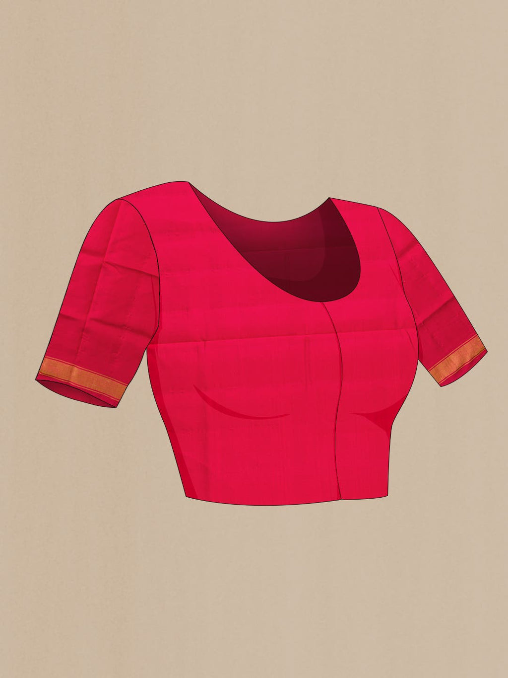 Red Dual Tone Rajkot Patola Silk Saree