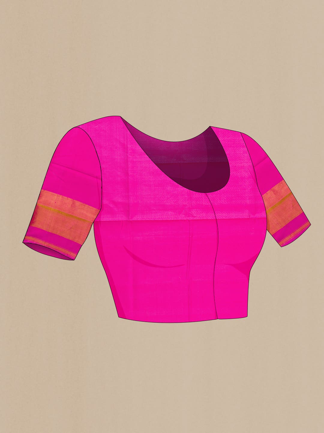 Off White Dual Tone Rajkot Patola Silk Saree