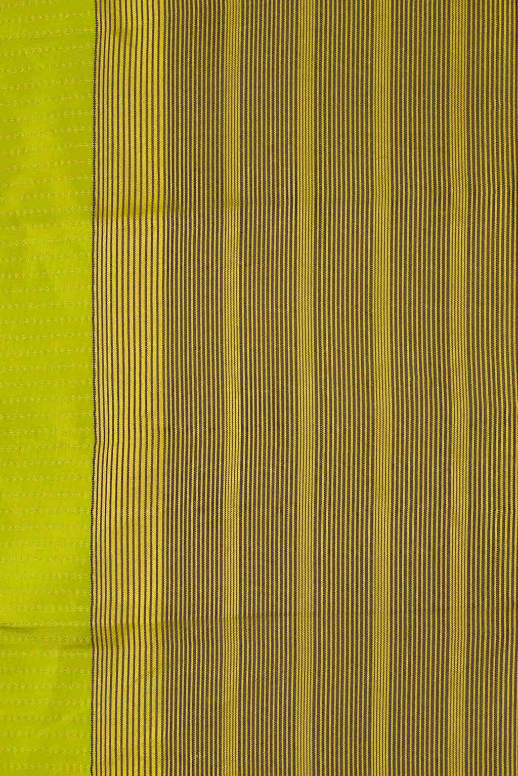 Parrot Green Dual Tone Kanchipuram Silk Saree