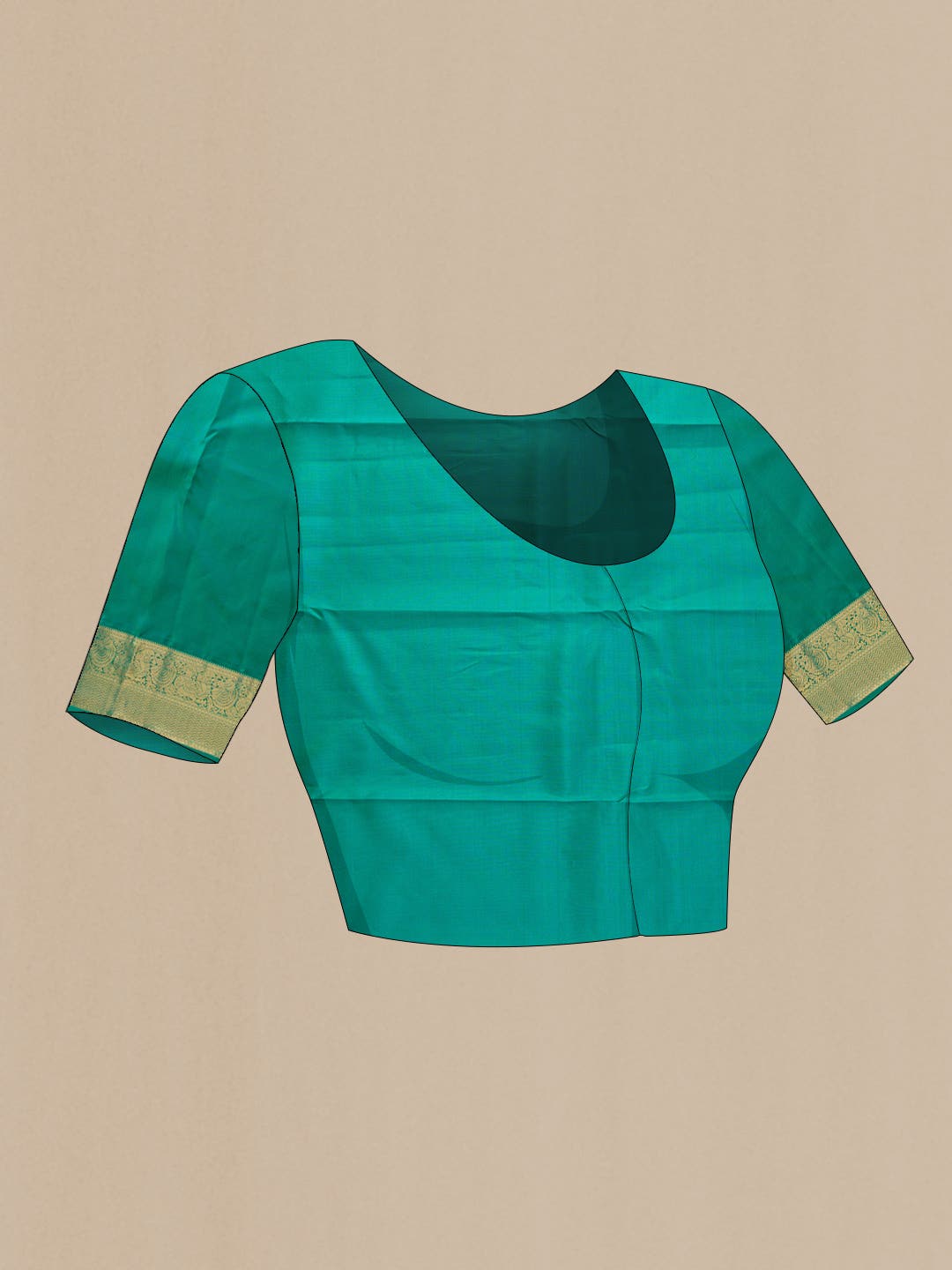 Dark Pink Dual Tone Kanchipuram Silk Saree