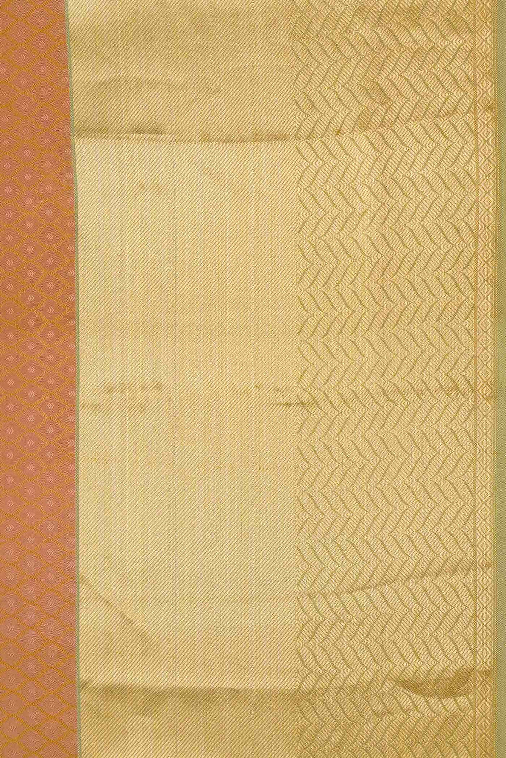 Brown Dual Tone Kanchipuram Silk Saree