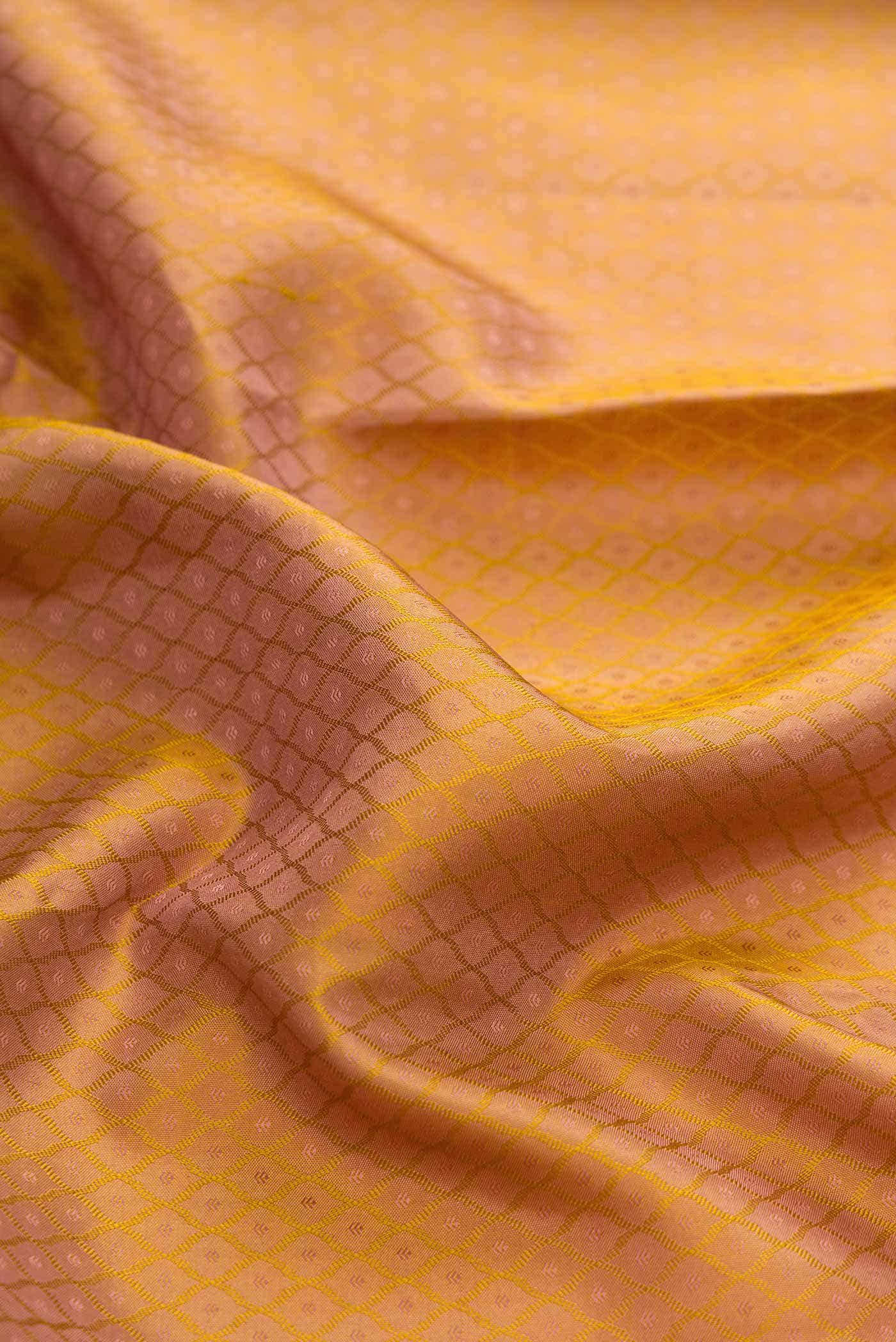 Brown Dual Tone Kanchipuram Silk Saree