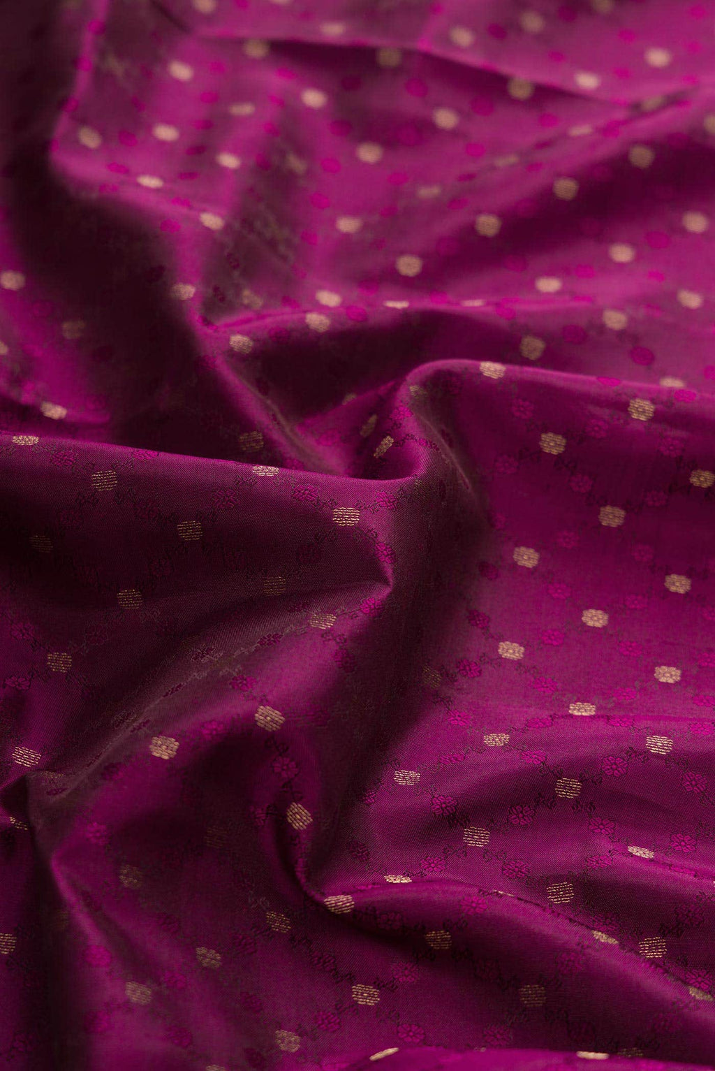 Burgundy Dual Tone Kanchipuram Silk Saree