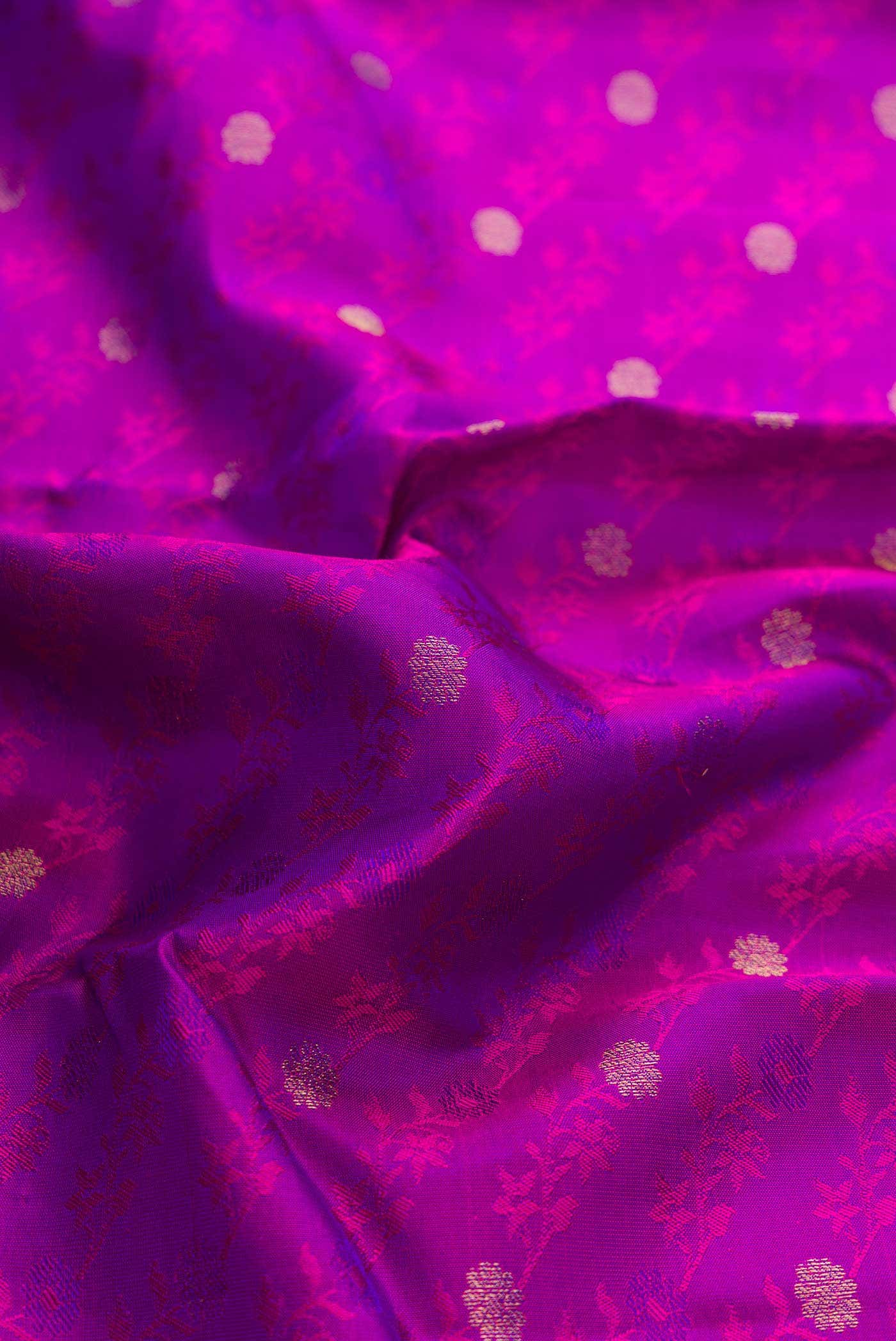 Purple Dual Tone Kanchipuram Silk Saree