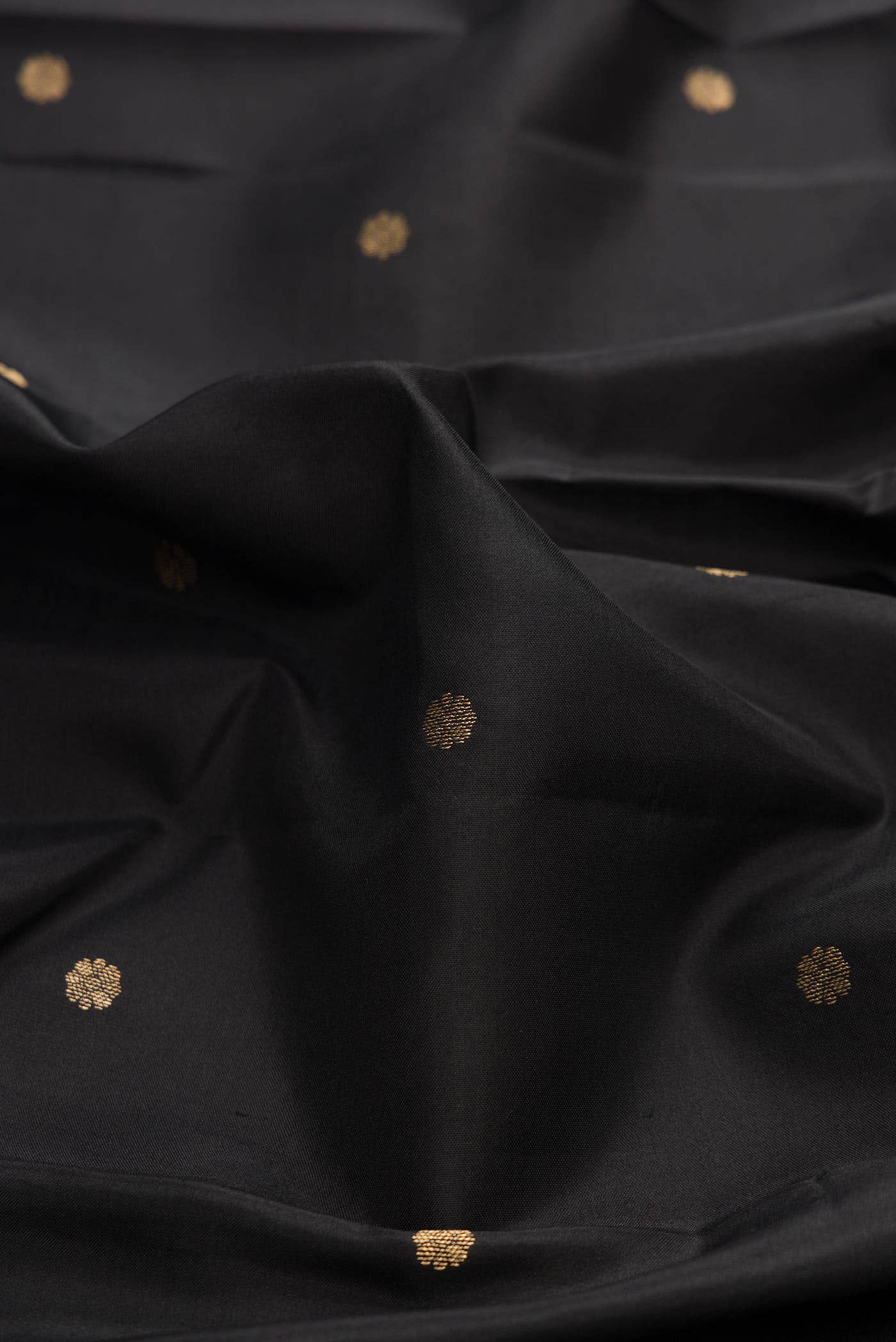Black Kanchipuram Silk Saree
