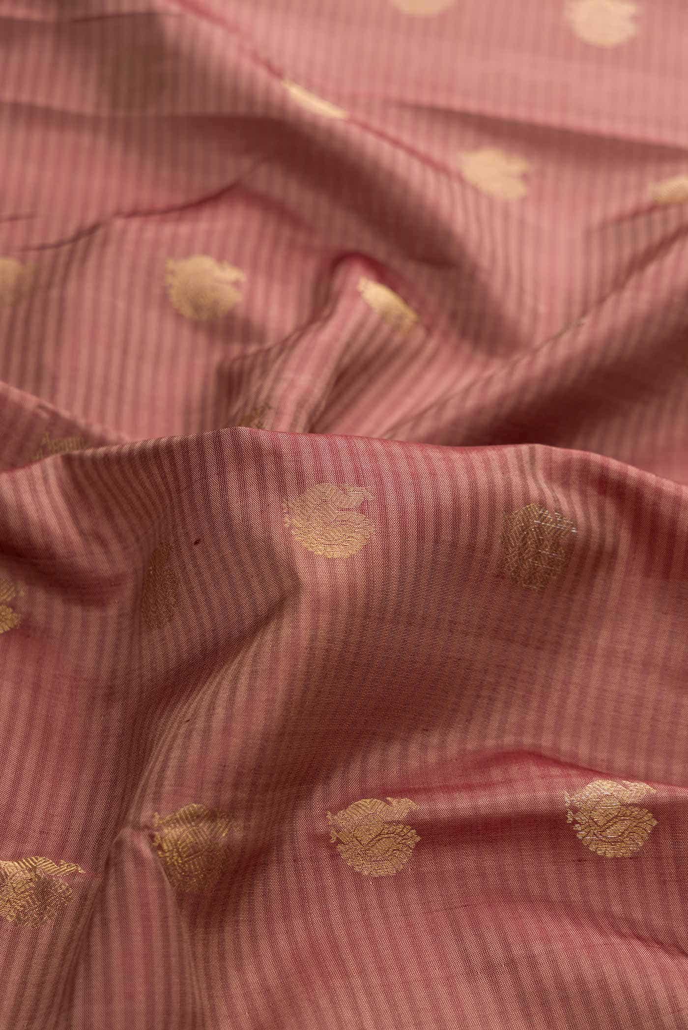 Brown Dual Tone Kanchipuram Silk Saree