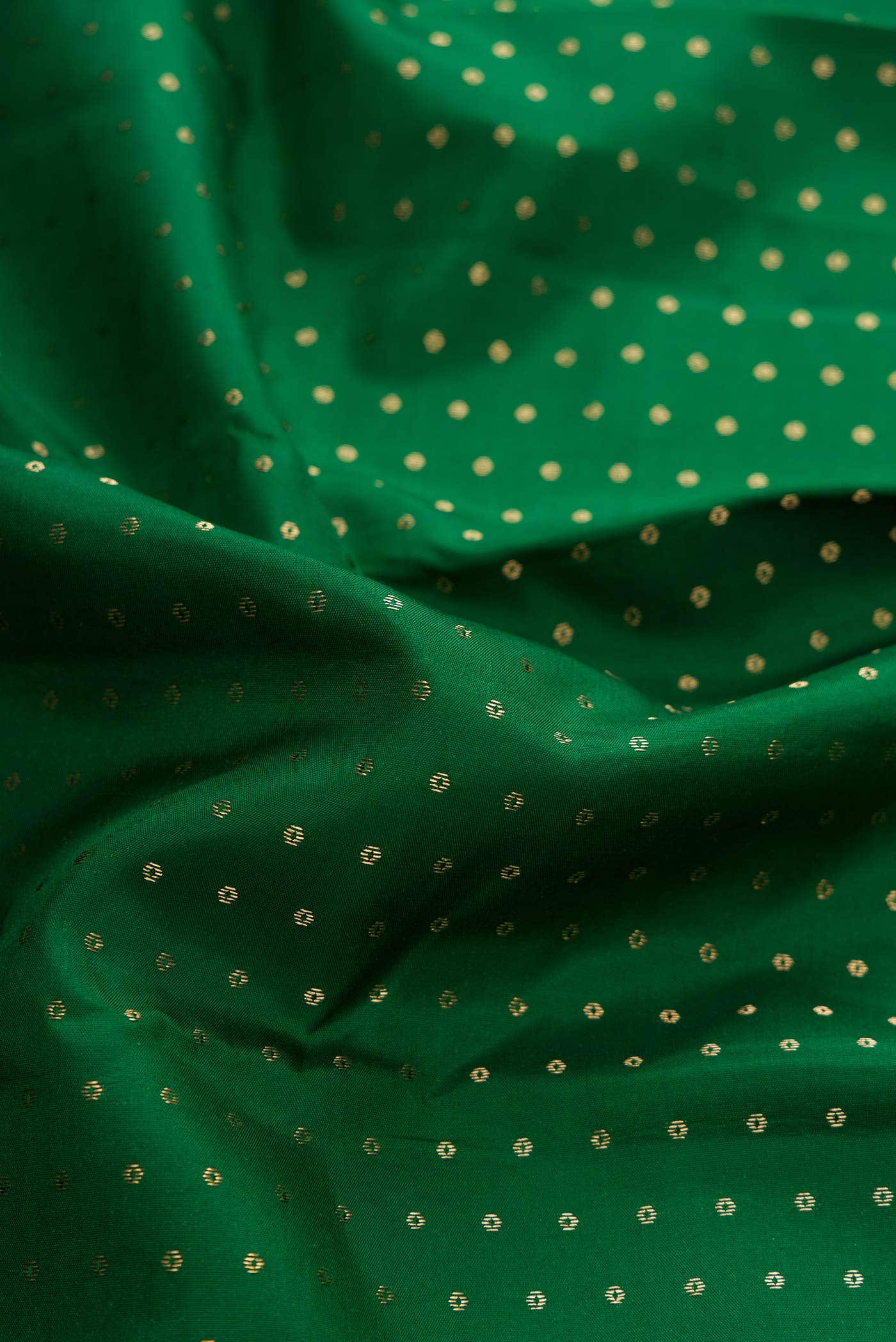 Green Dual Tone Kanchipuram Silk Saree