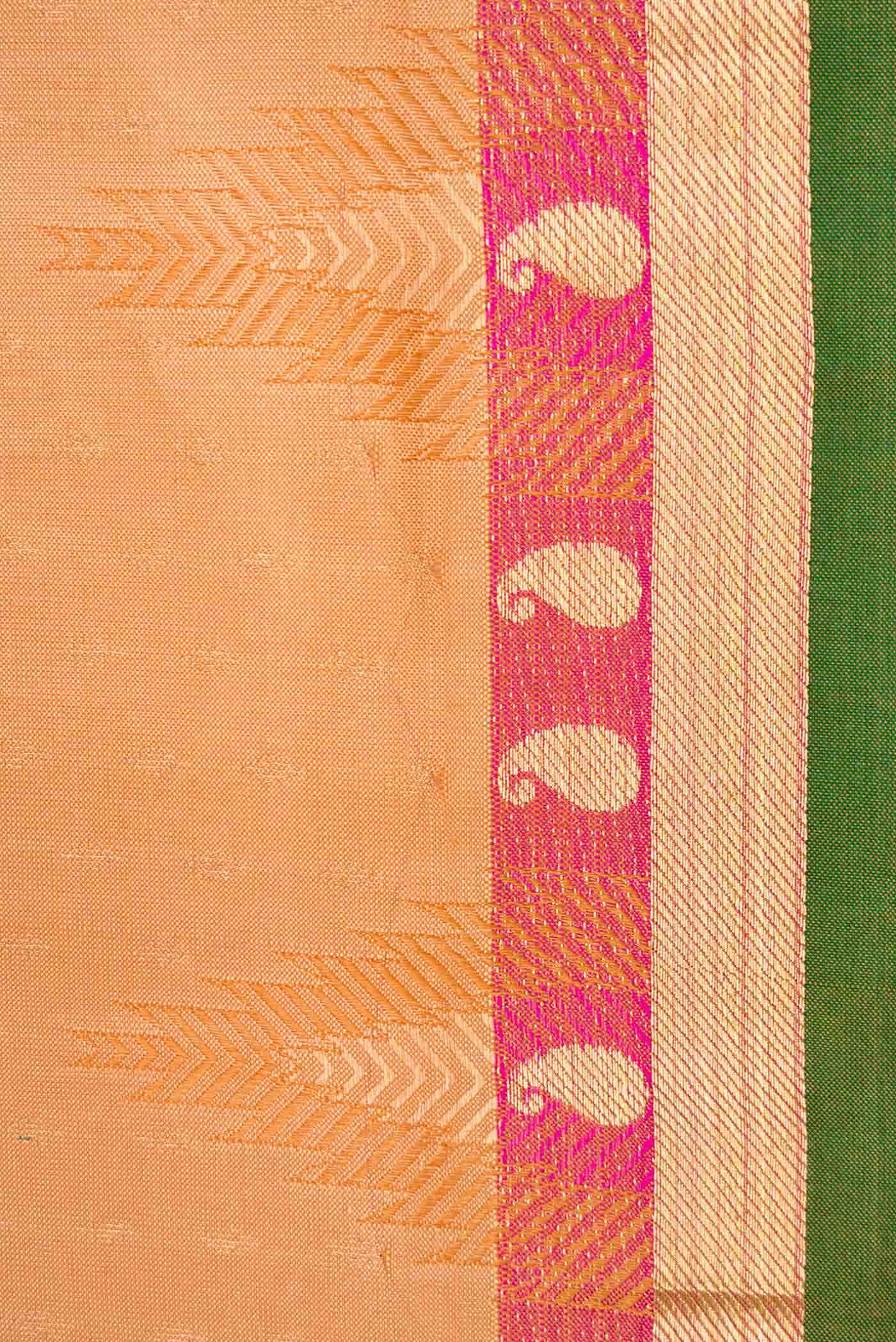 Gold Dual Tone Kanchipuram Silk Saree