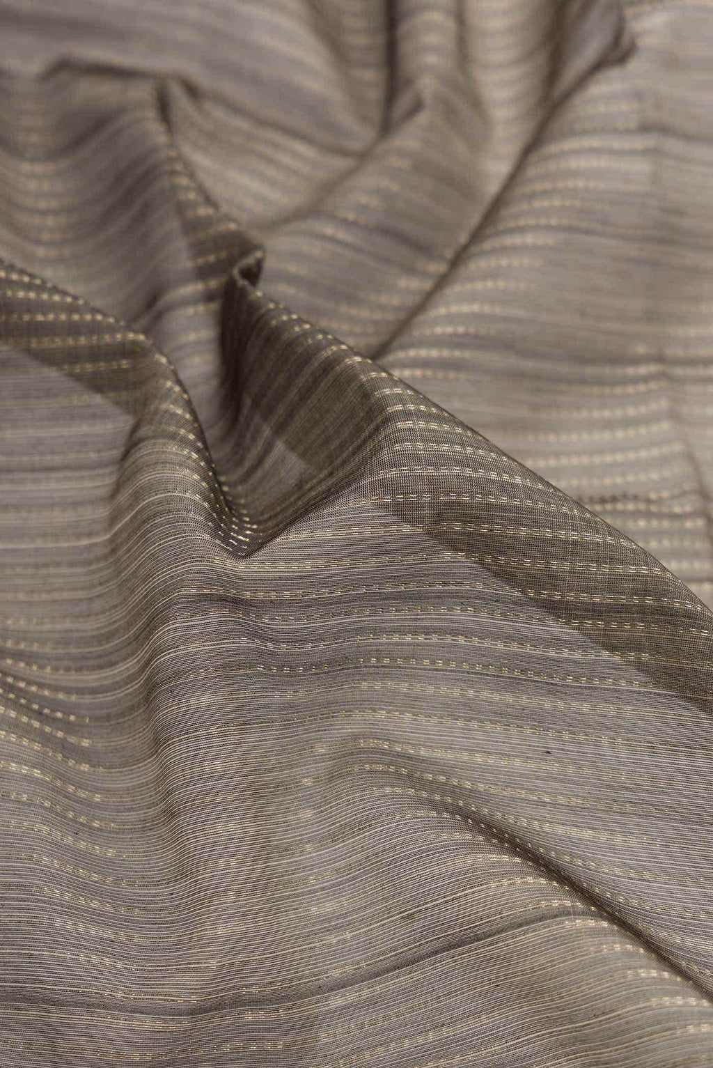 Grey Dual Tone Silk Cotton Saree