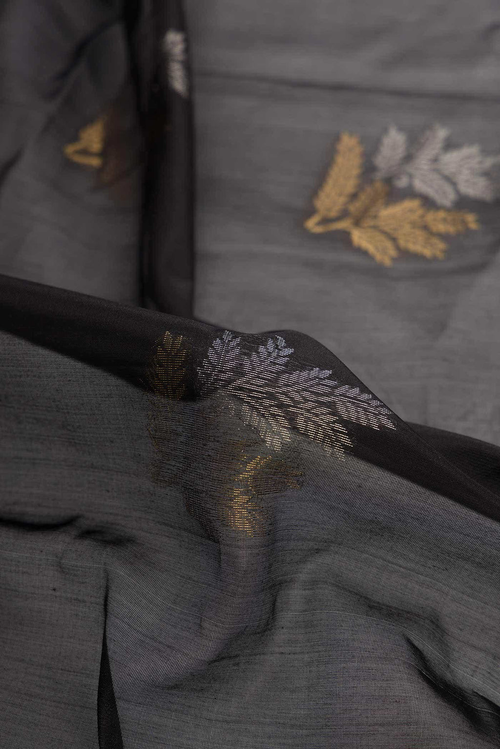 Black Silk Cotton Saree